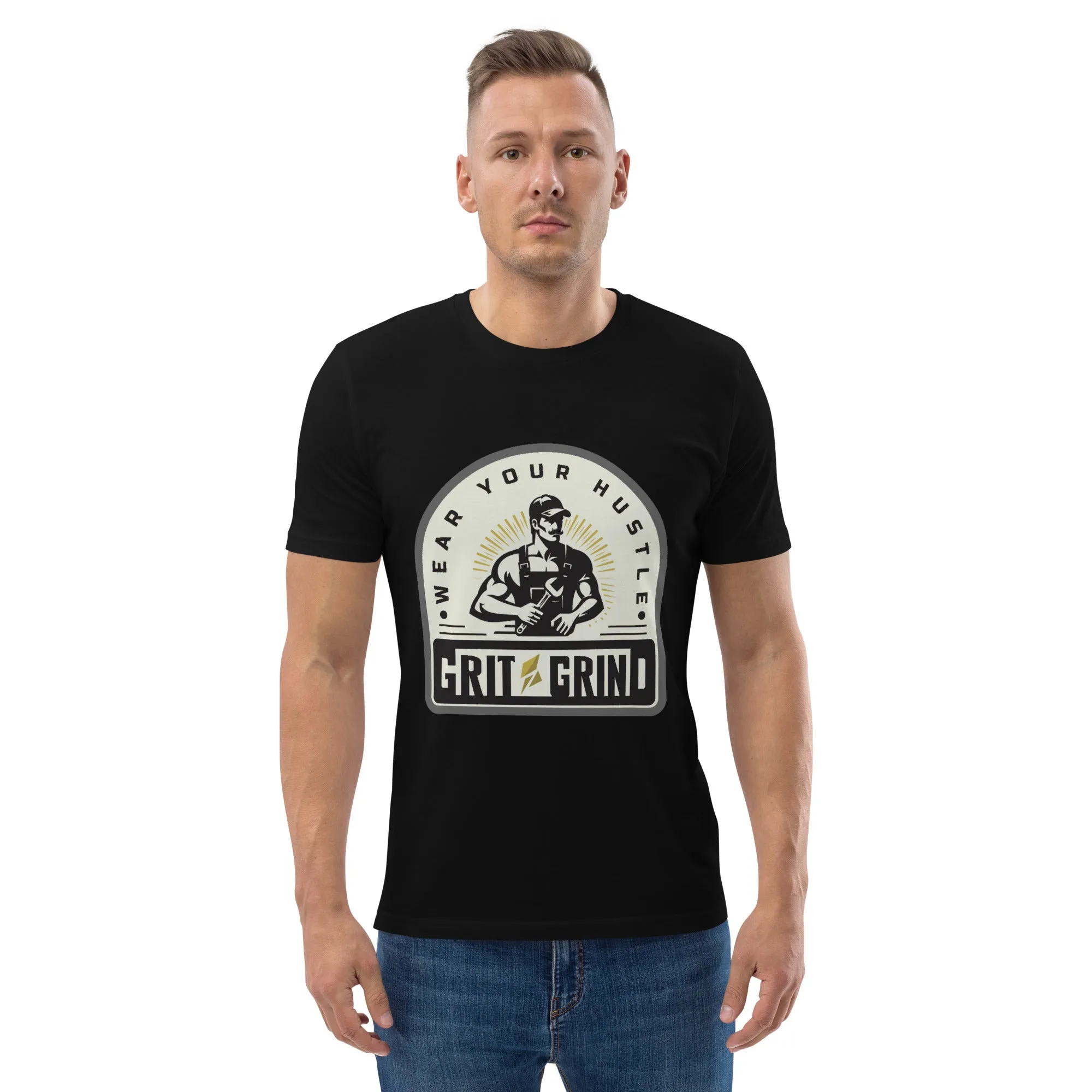 Vintage Grit T-Shirt – Organic Cotton Tee - Image 4