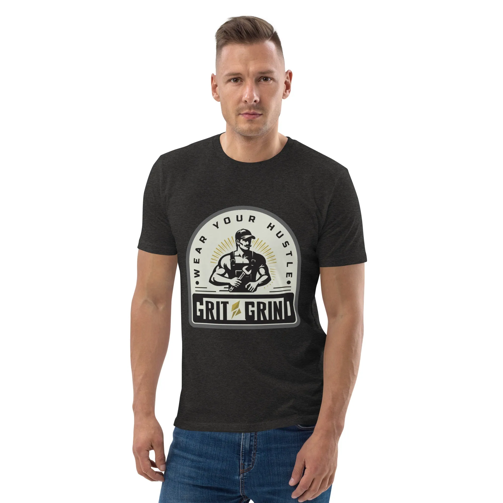 Vintage Grit T-Shirt – Organic Cotton Tee - Image 7
