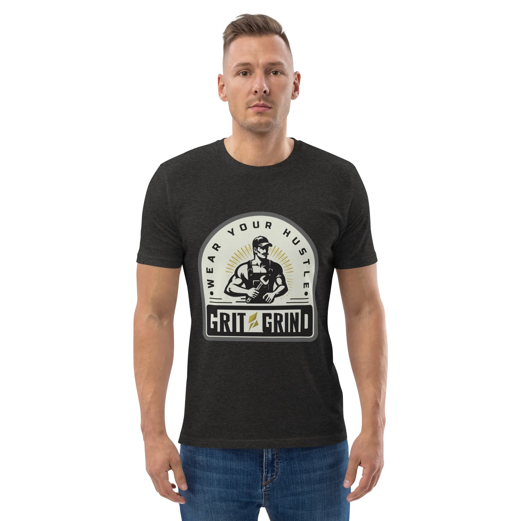 Vintage Grit T-Shirt – Organic Cotton Tee - Image 8