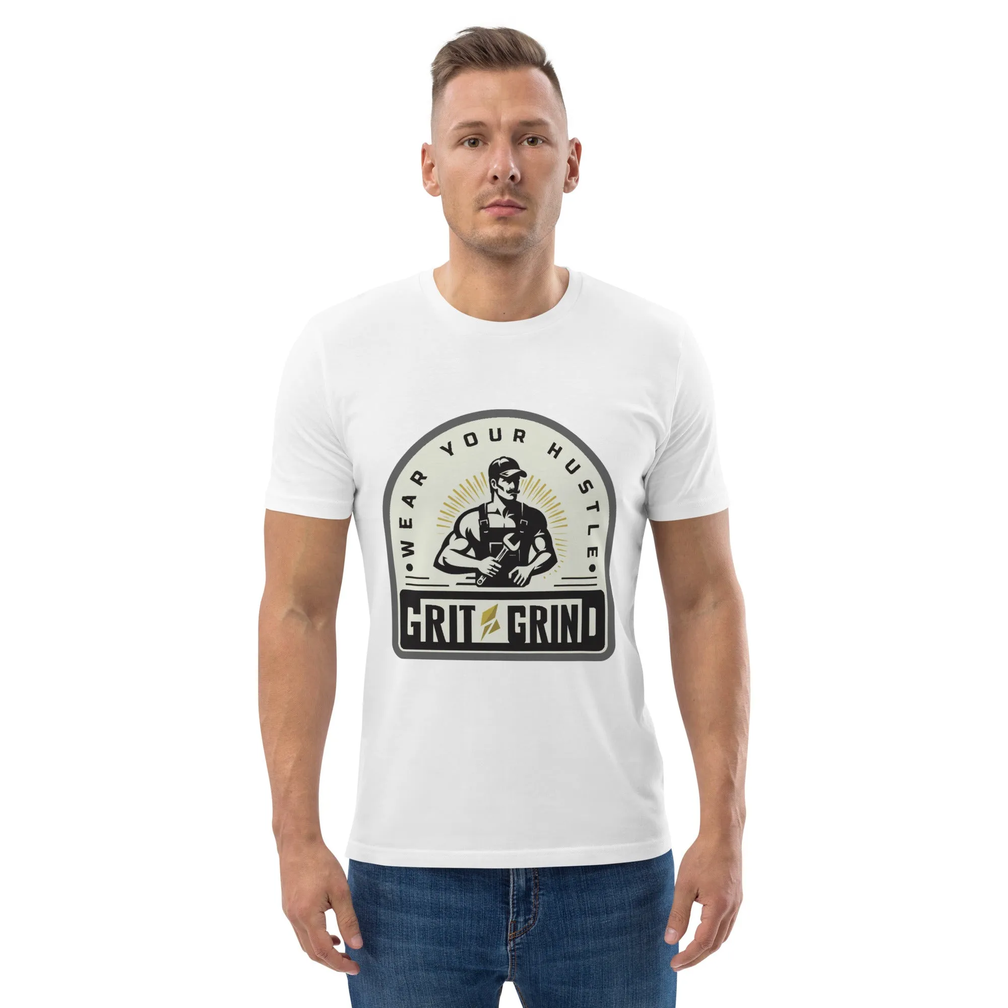 Vintage Grit T-Shirt – Organic Cotton Tee - Image 9
