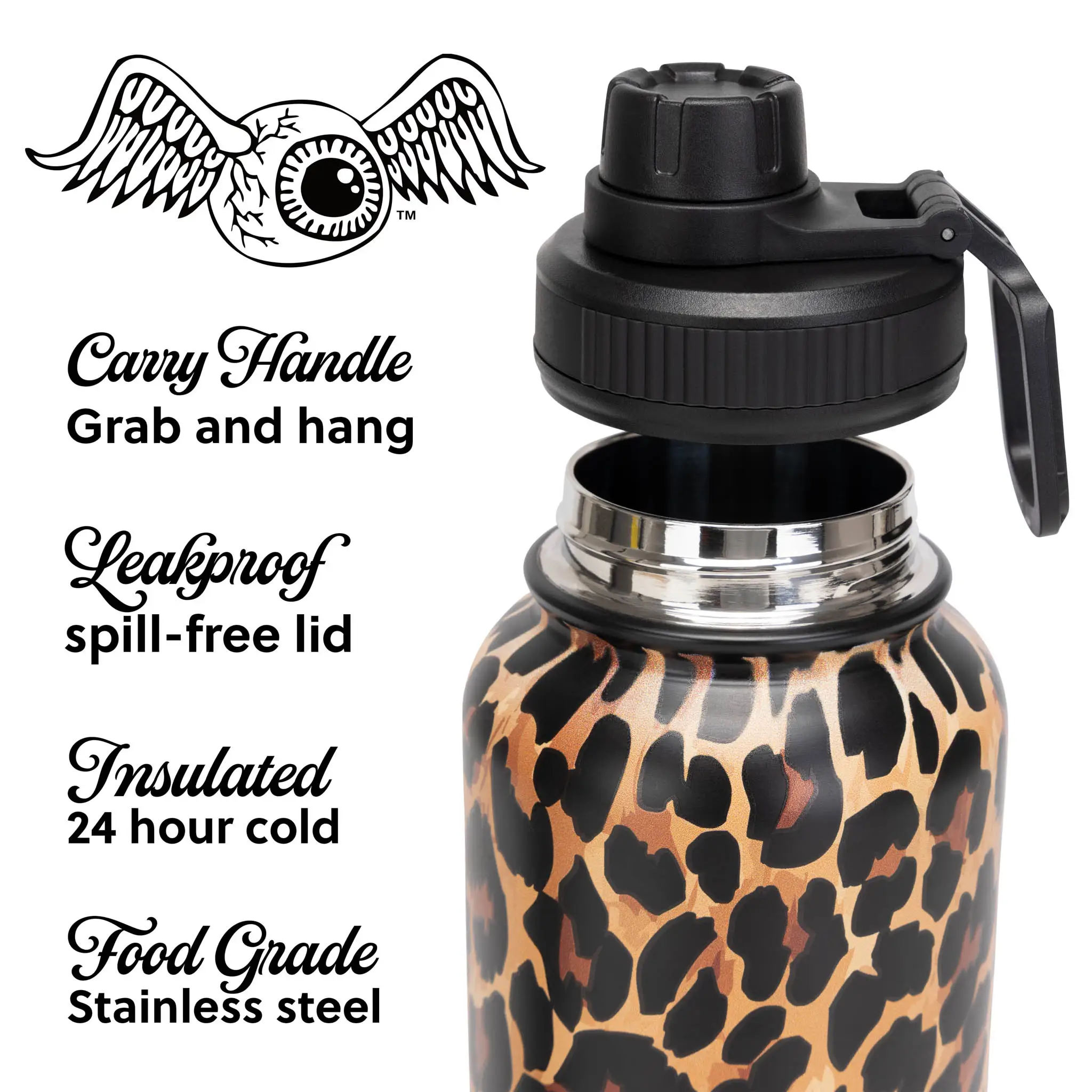 32oz Iconic Hydration Double Walled Insulated Stainless Steel Bottle - Image 4