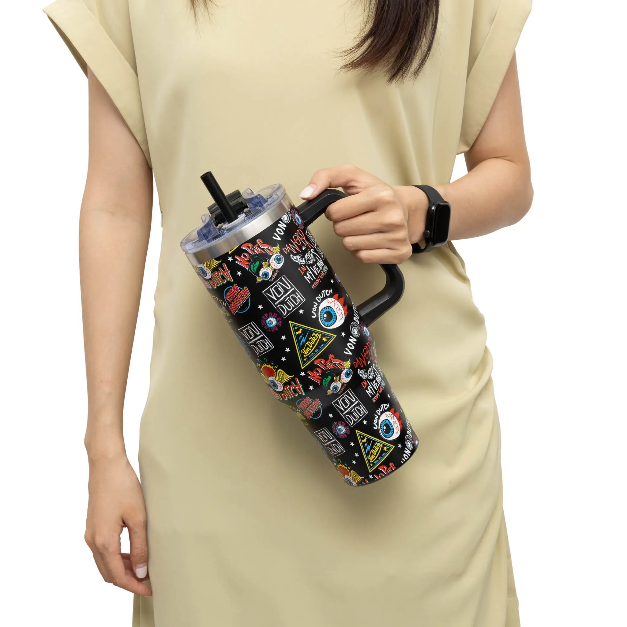 40oz Bold Double Walled Insulated Stainless Steel Tumbler - Image 6