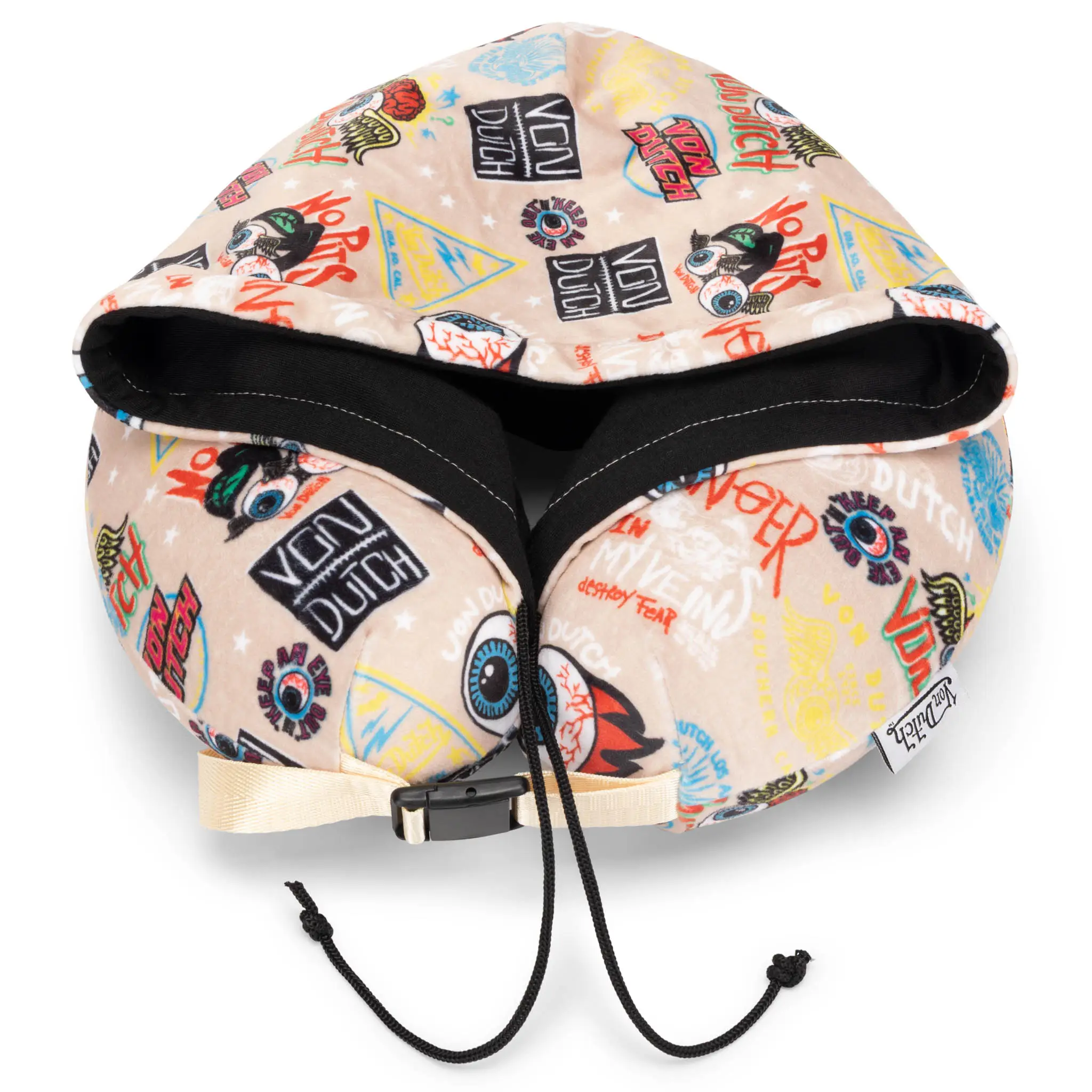 Jax Hooded Memory Foam Travel Neck Pillow - Image 6