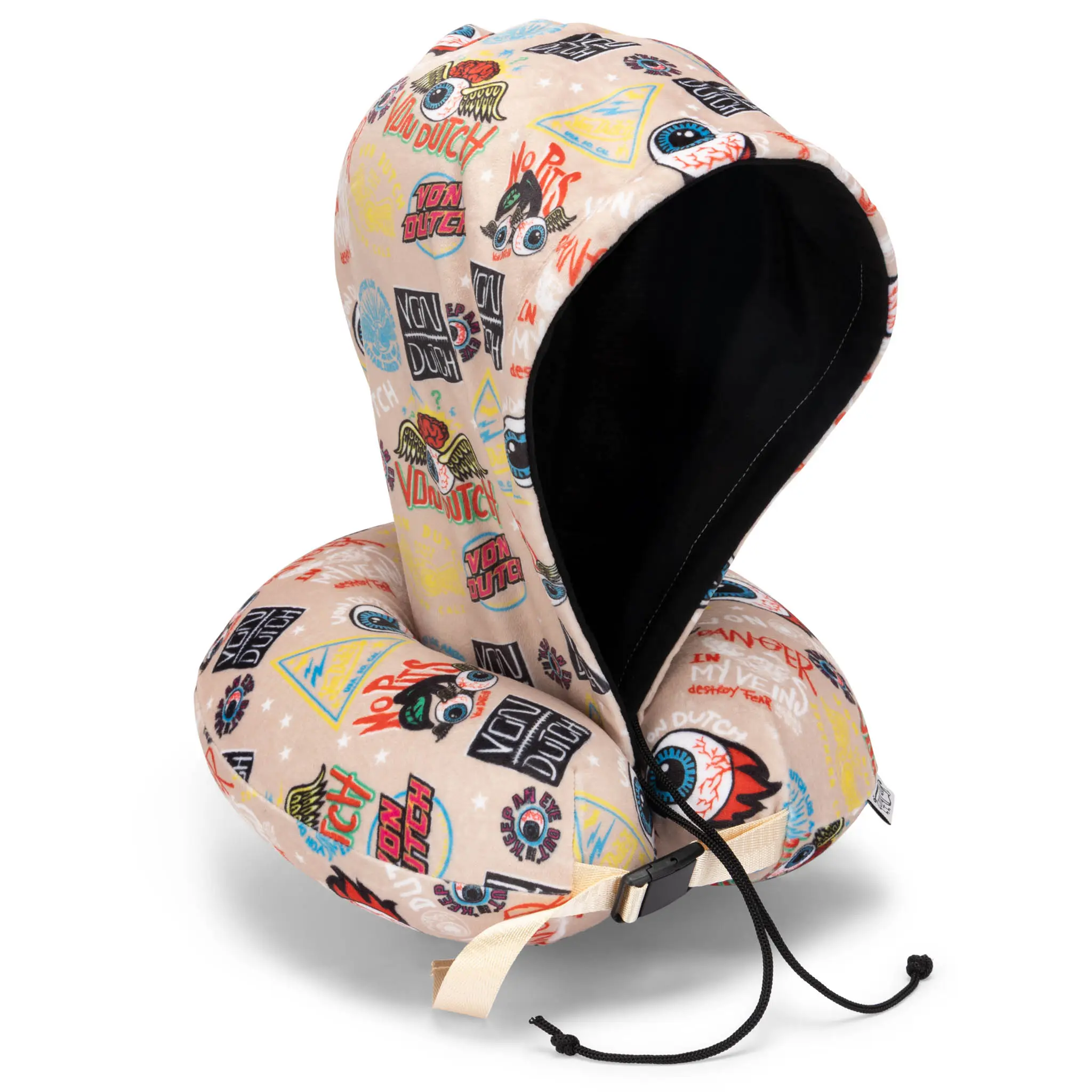 Jax Hooded Memory Foam Travel Neck Pillow - Image 7