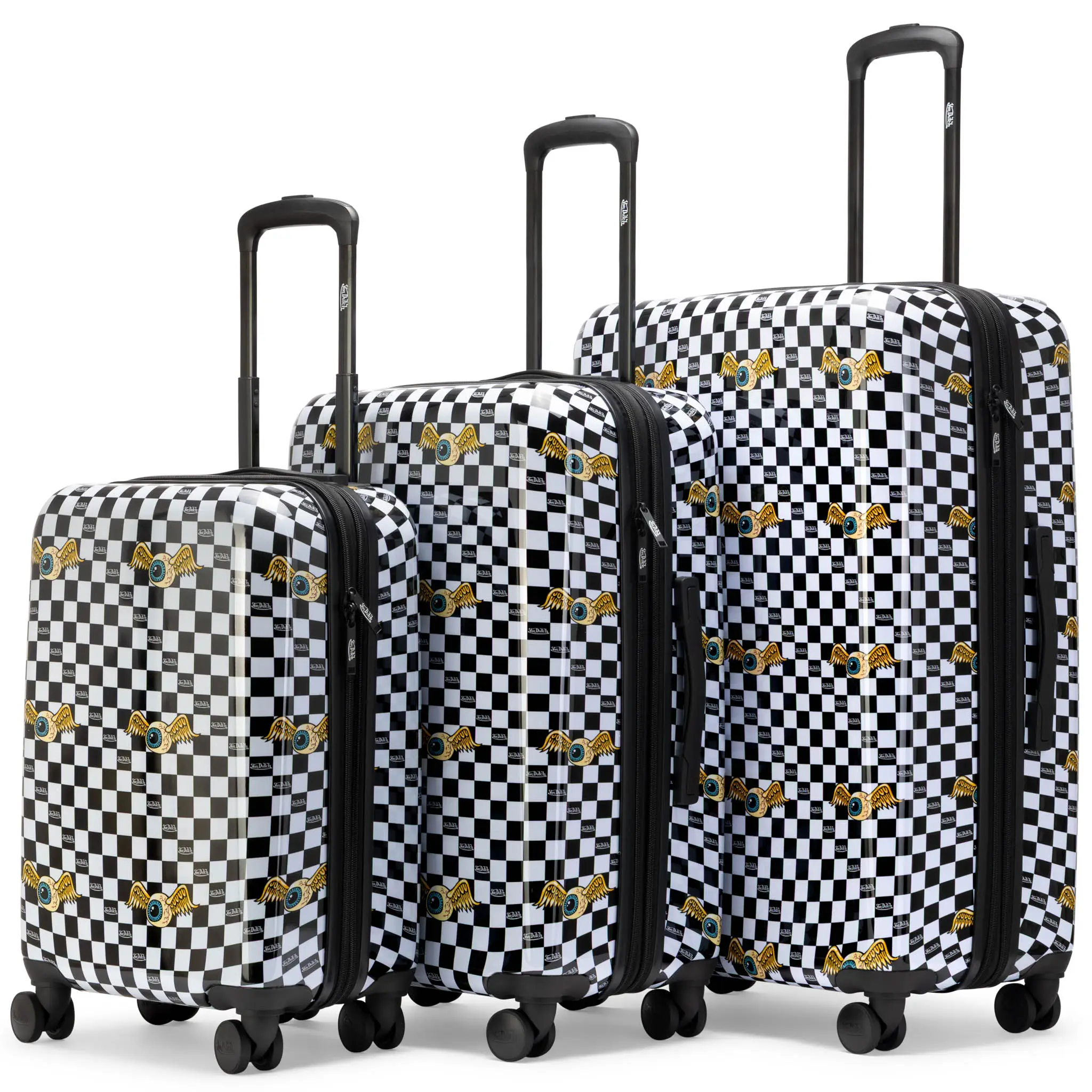 Kustom Kulture 3-Piece Expandable Hardside Spinner Luggage Set - Image 13