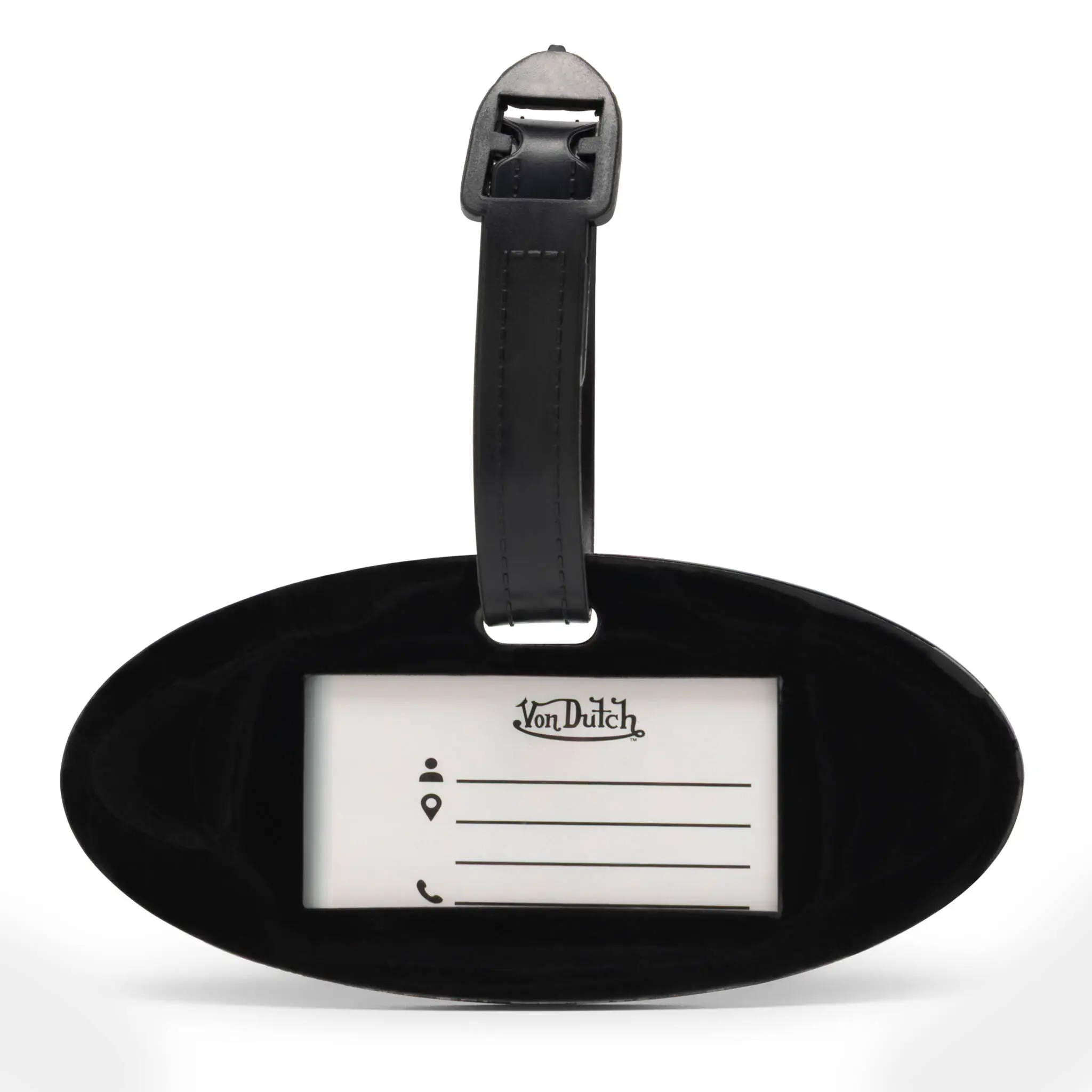 Logo Patch 2-Piece Suitcase ID Tag Set with Adjustable Straps - Image 6
