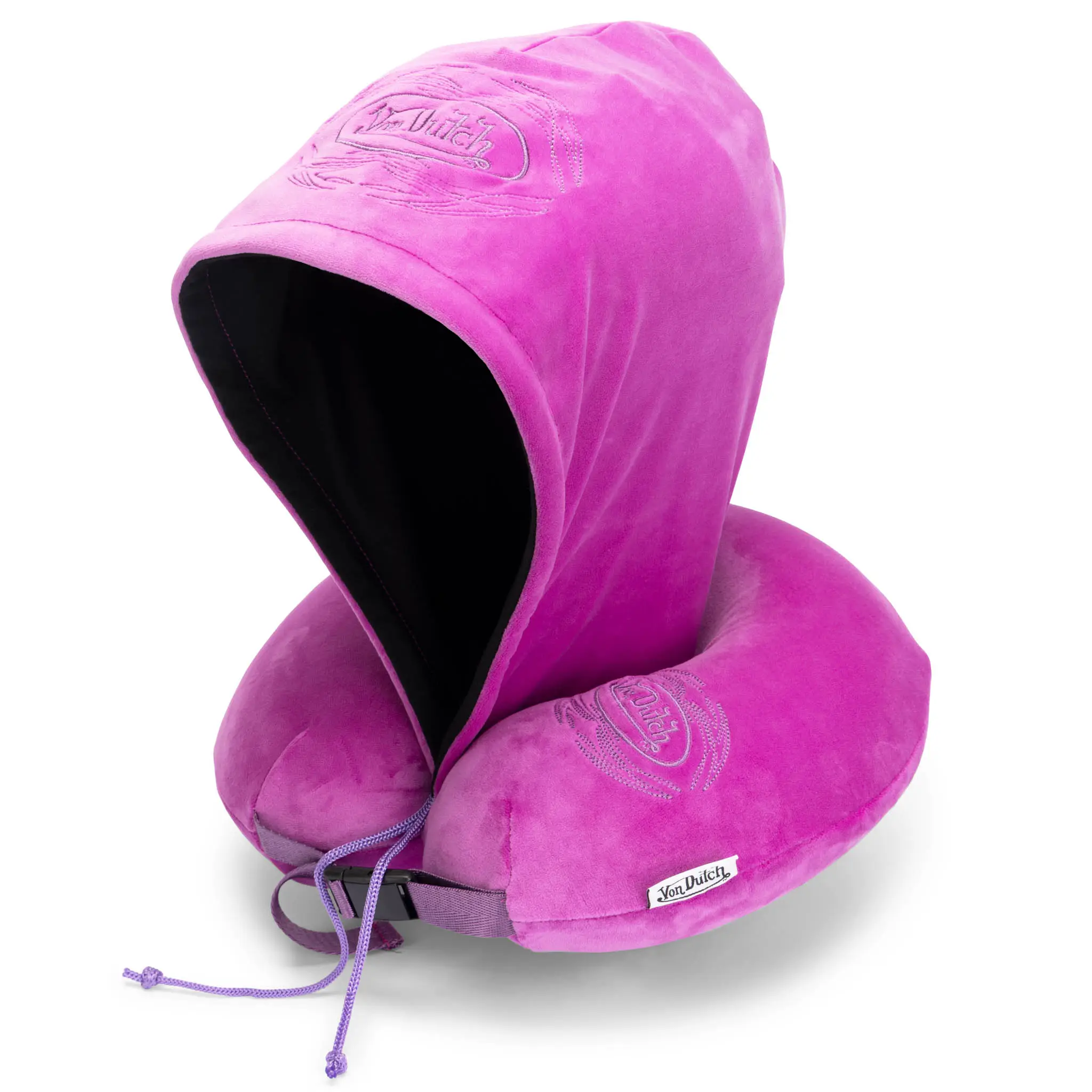 Von Dutch Pinstripe Hooded Memory Foam Pillow - Image 11