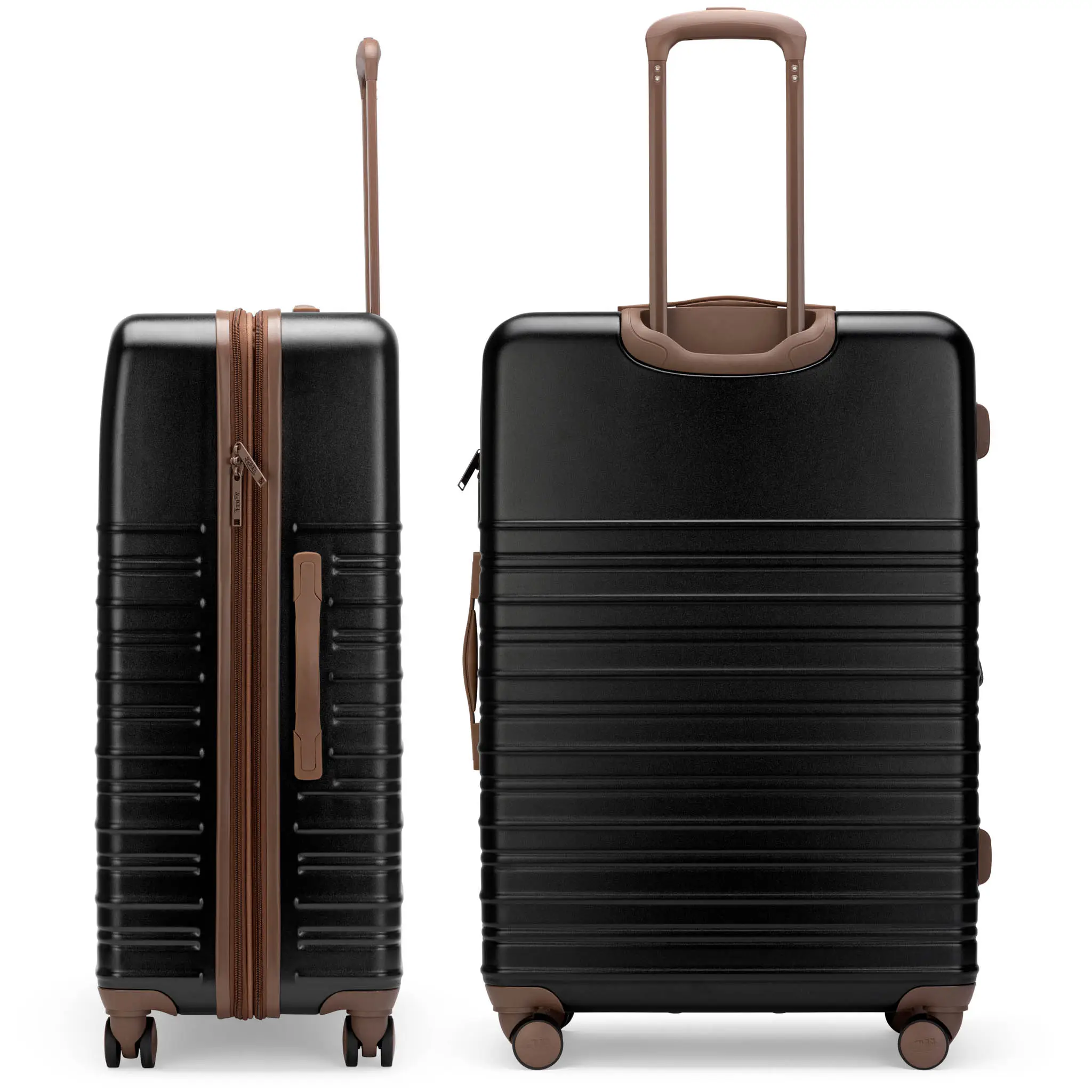 Retro Trek 3-Piece Expandable Hardside Spinner Luggage Set - Image 7