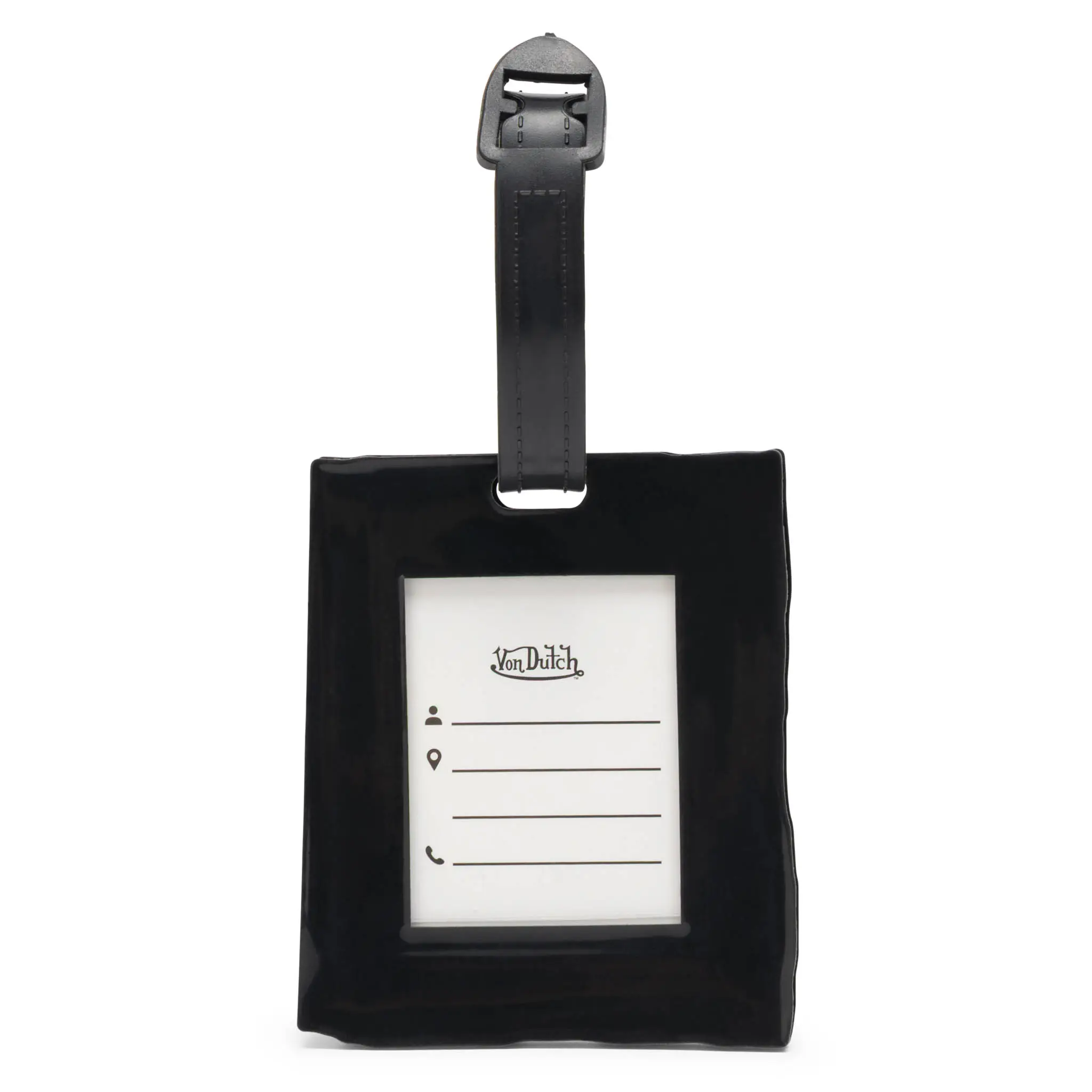 Stitched 2-Piece Suitcase ID Tag Set with Adjustable Straps - Image 6