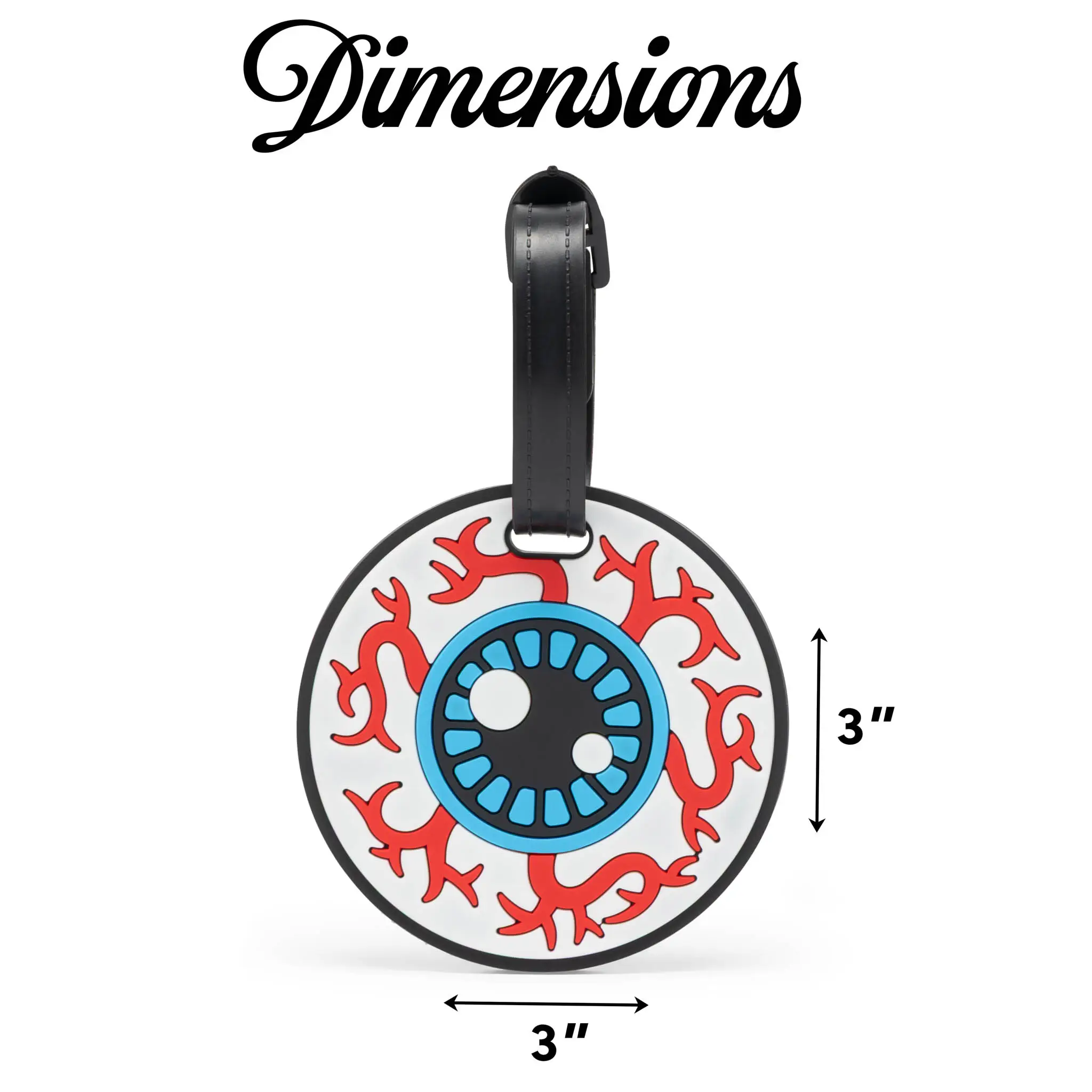 Vision 2-Piece Suitcase ID Tag Set with Adjustable Straps - Image 5