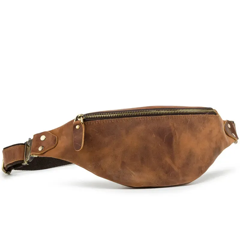 Wagner Leather Waist Bag | Full Grain Leather Fanny Pack - Image 2