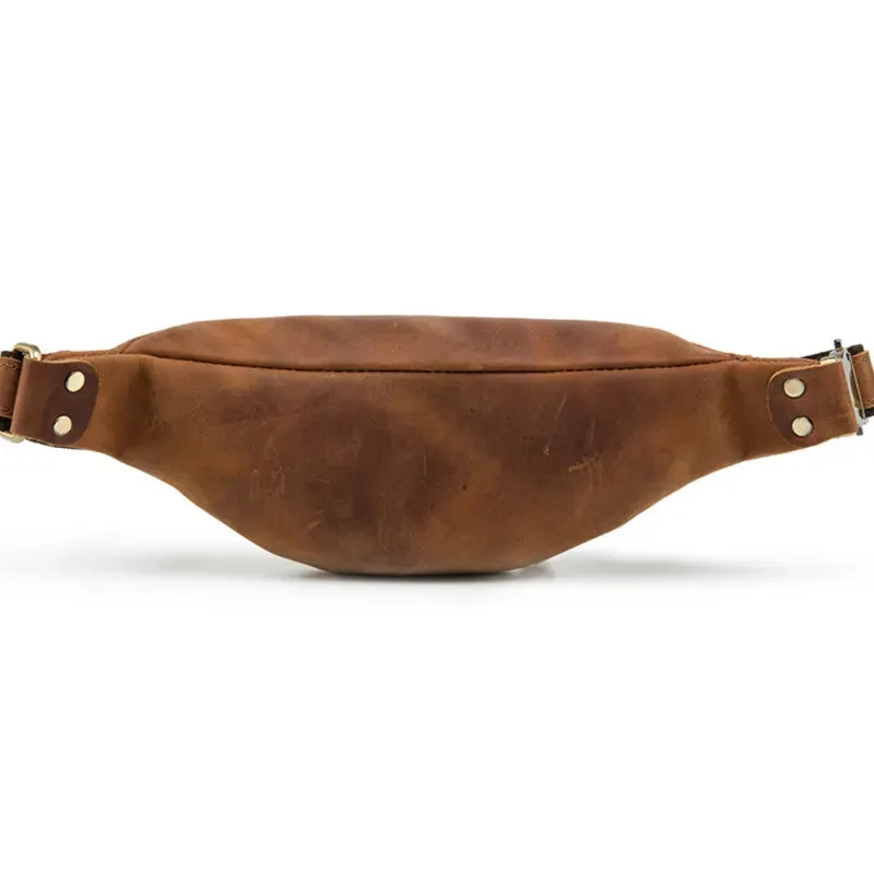 Wagner Leather Waist Bag | Full Grain Leather Fanny Pack - Image 7