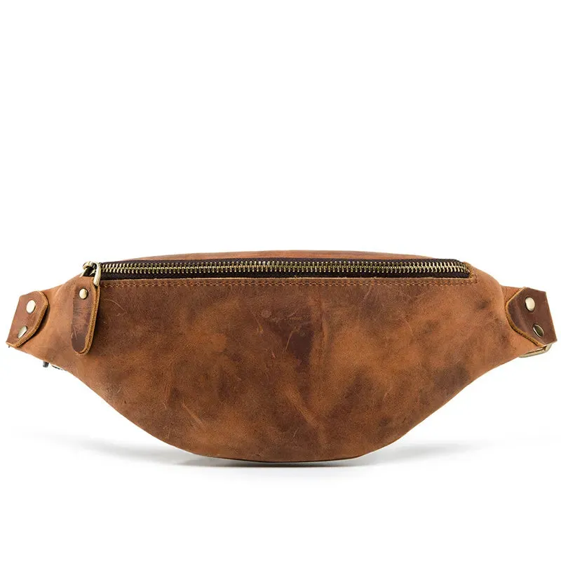 Wagner Leather Waist Bag | Full Grain Leather Fanny Pack - Image 8