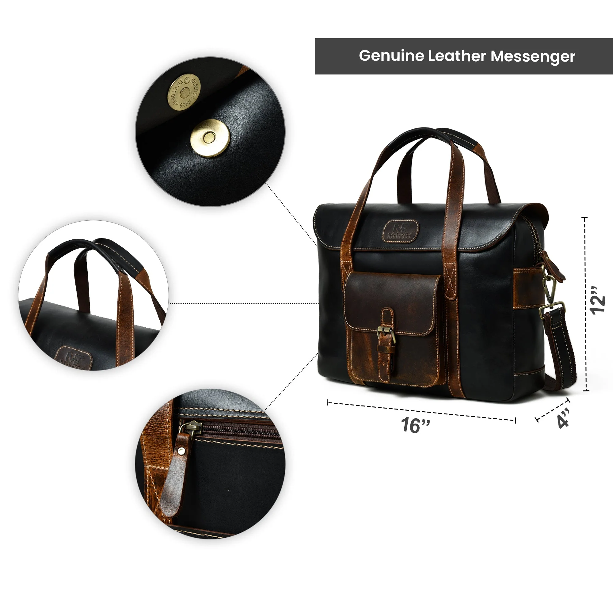 Walker Office Travel Top Handle Bag - Image 11