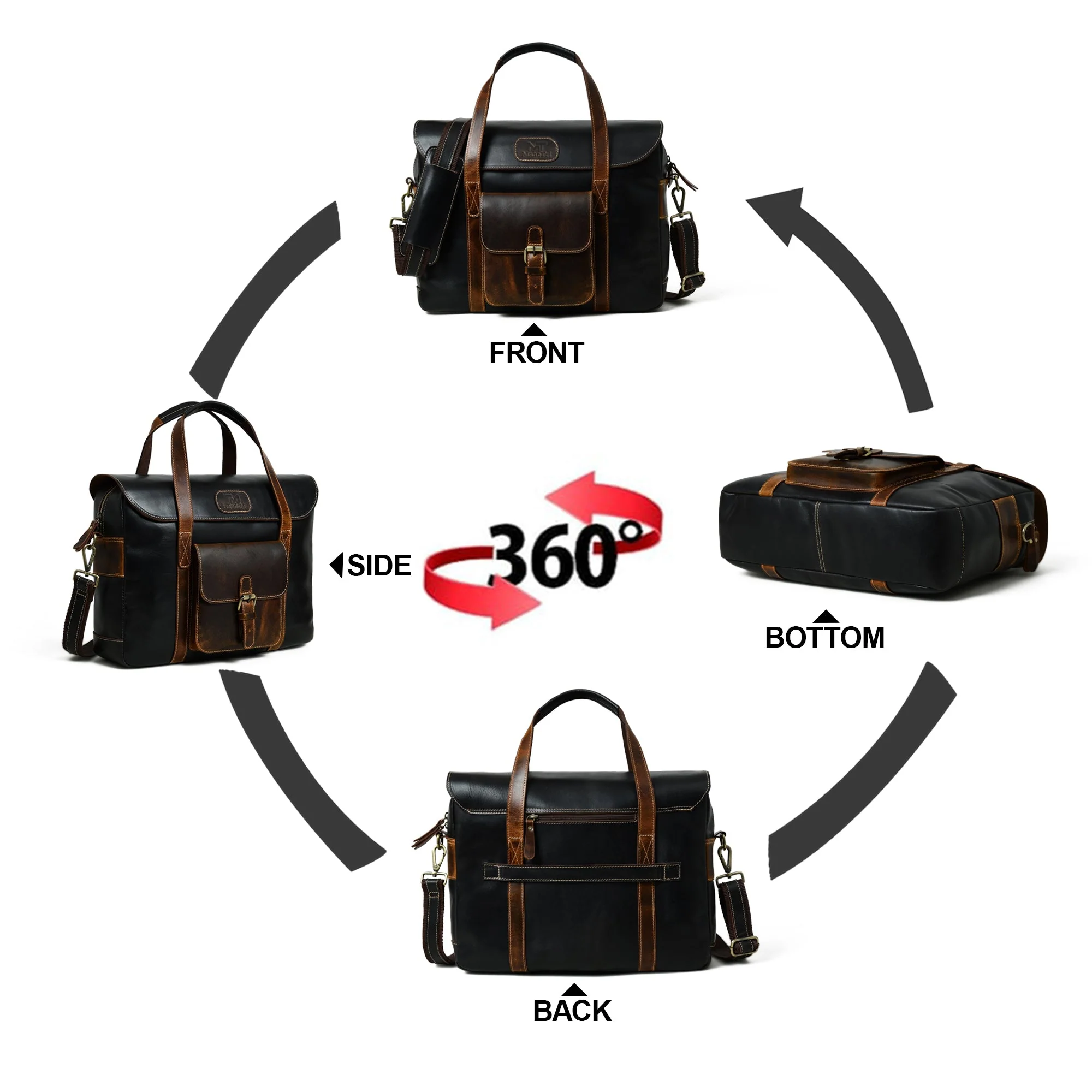 Walker Office Travel Top Handle Bag - Image 12