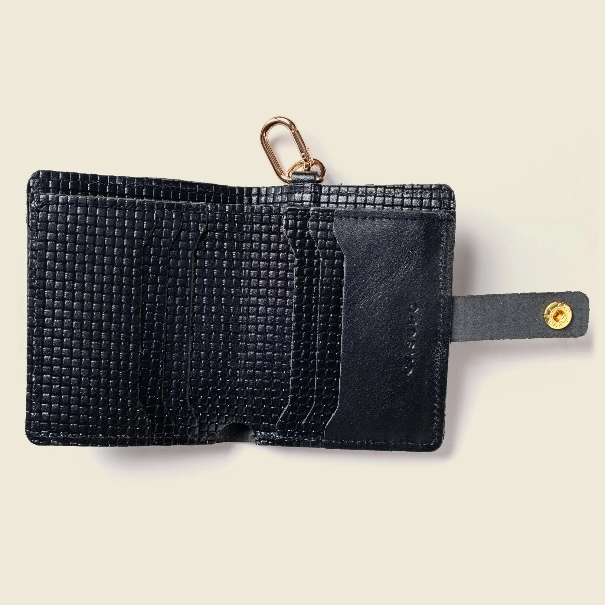 Wallet with Snap and Key Ring - Black Limited Edition - Image 4