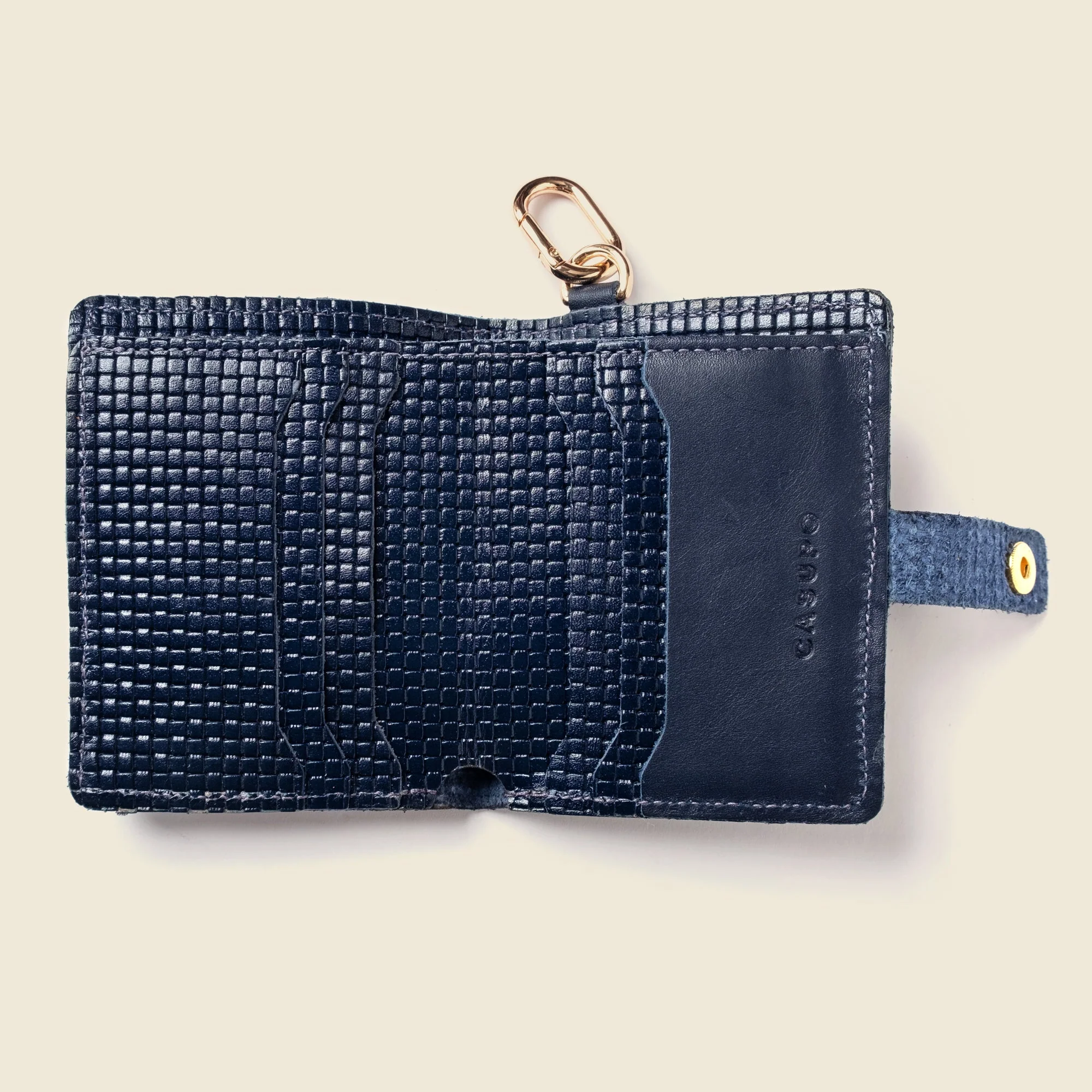 Wallet with Snap and Key Ring - Navy Limited Edition - Image 4