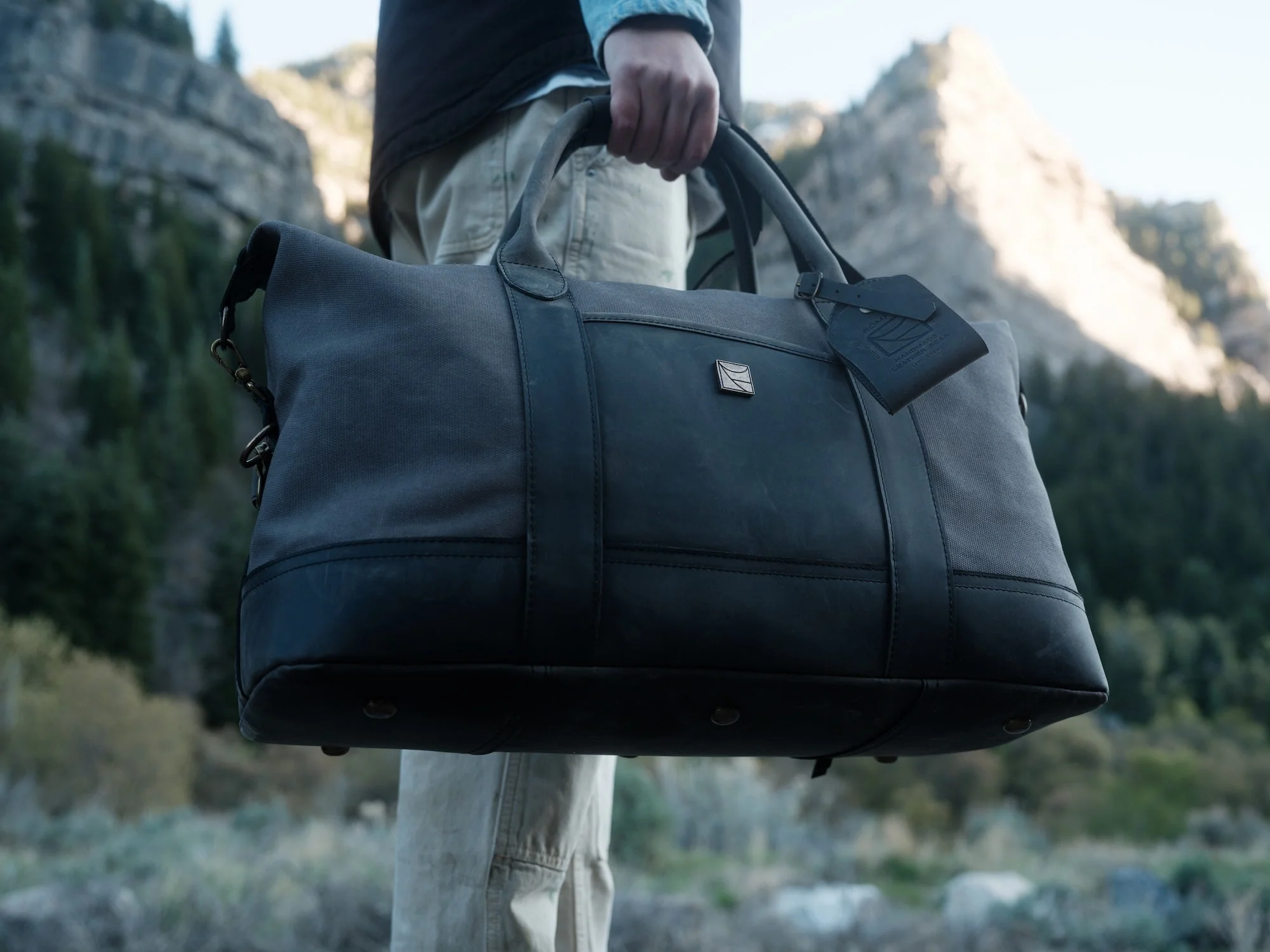 Waxed Canvas Kona Duffel Bag - Image 3