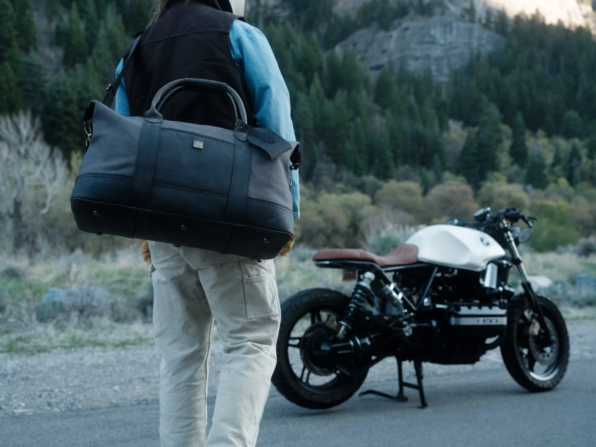 Waxed Canvas Kona Duffel Bag - Image 9
