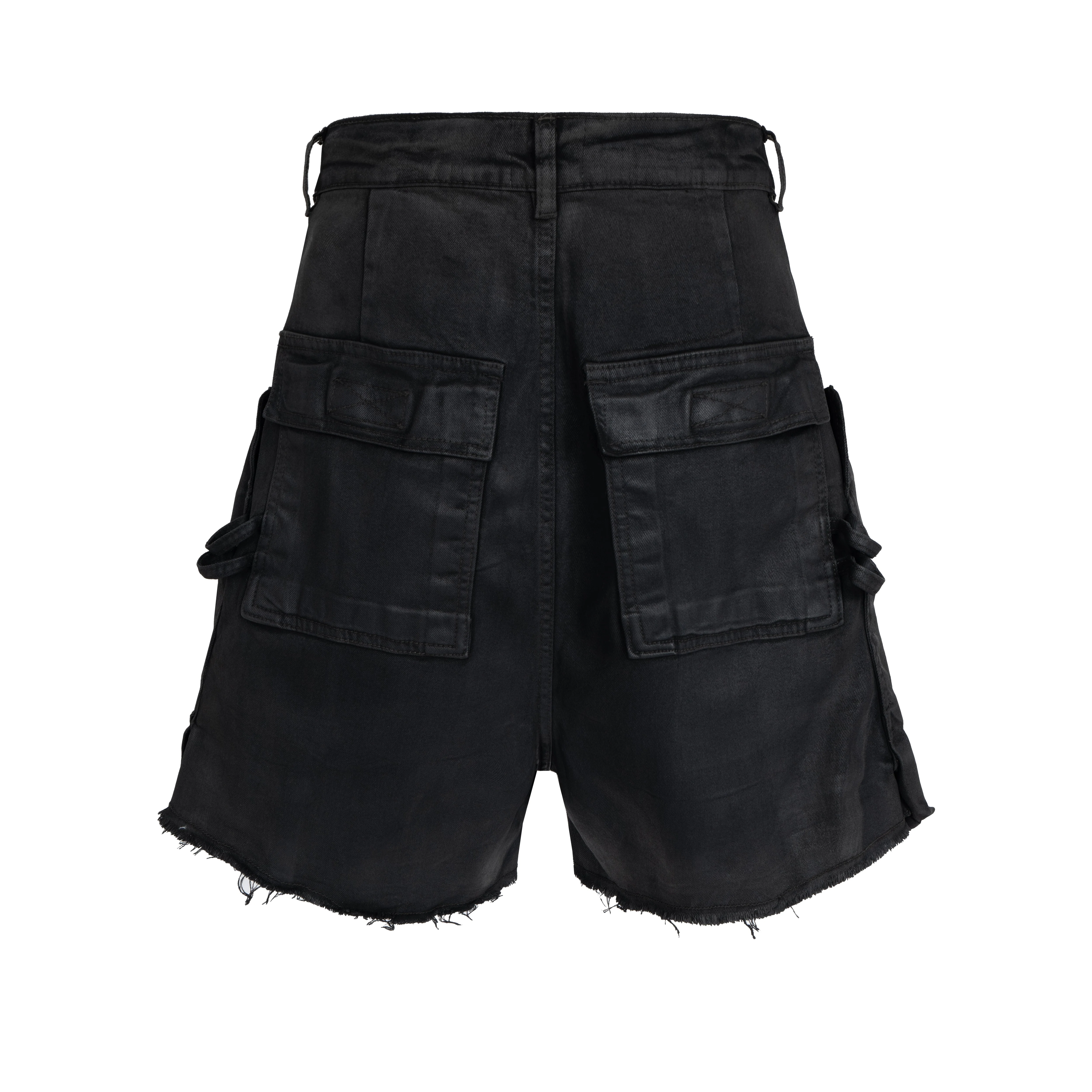 WAXED CARGO SHORTS - Image 3