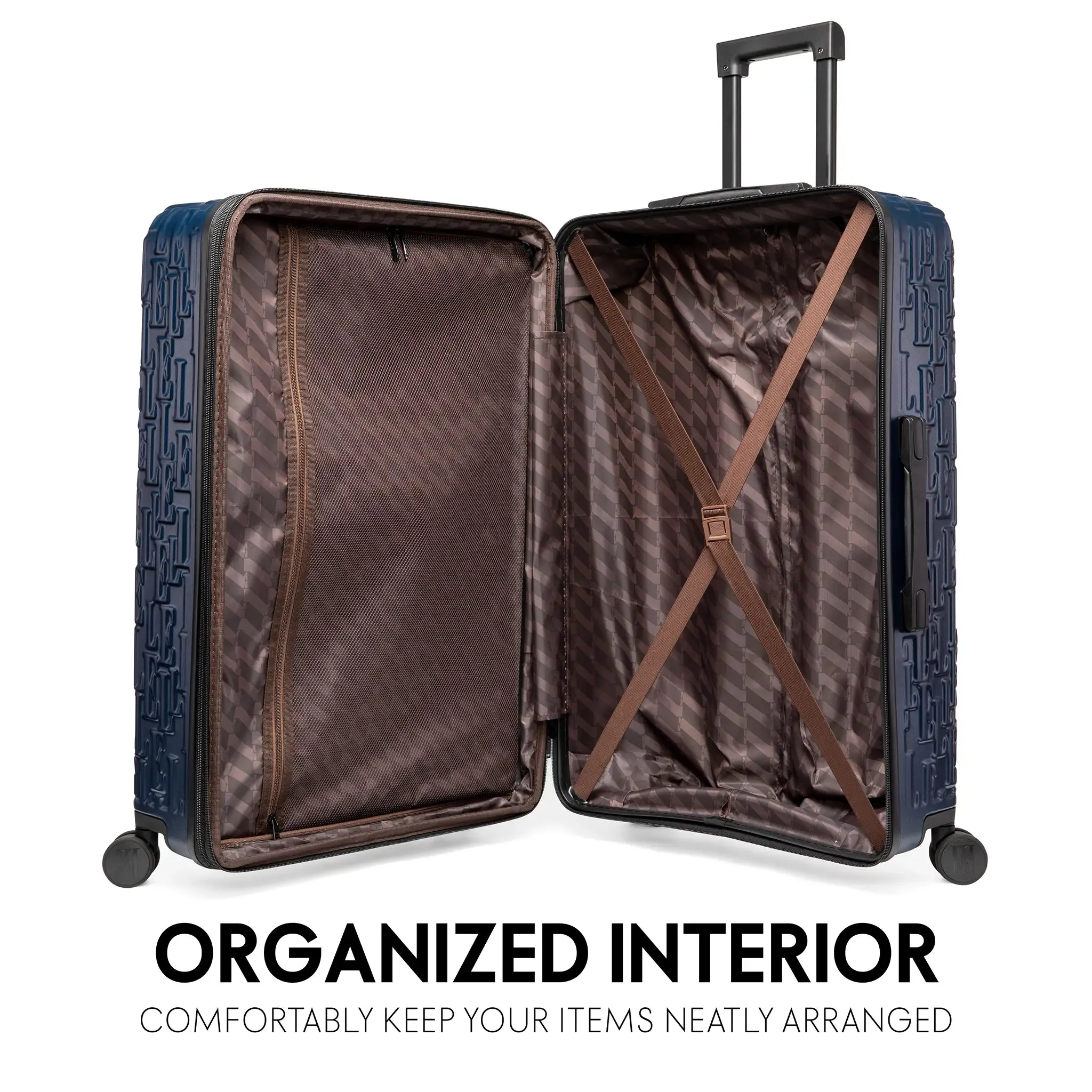 Wayfarer 3 Piece Expandable Monogram Luggage Set - Image 3