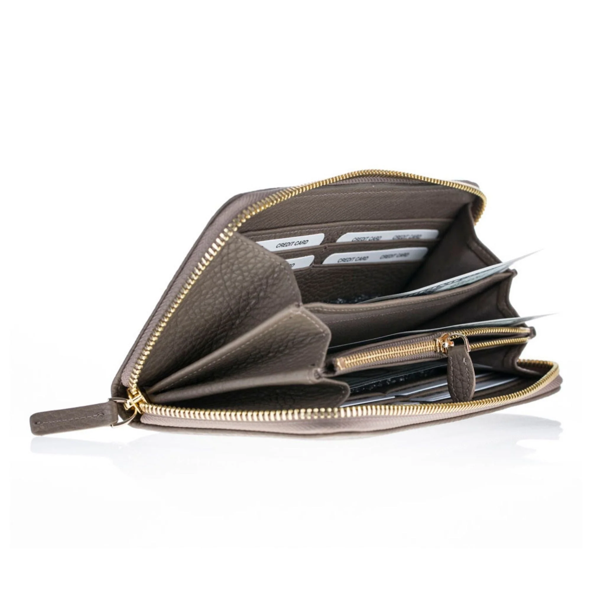 Westminster Handmade Full-Grain Leather Zippered Ladies Handbag - Image 10