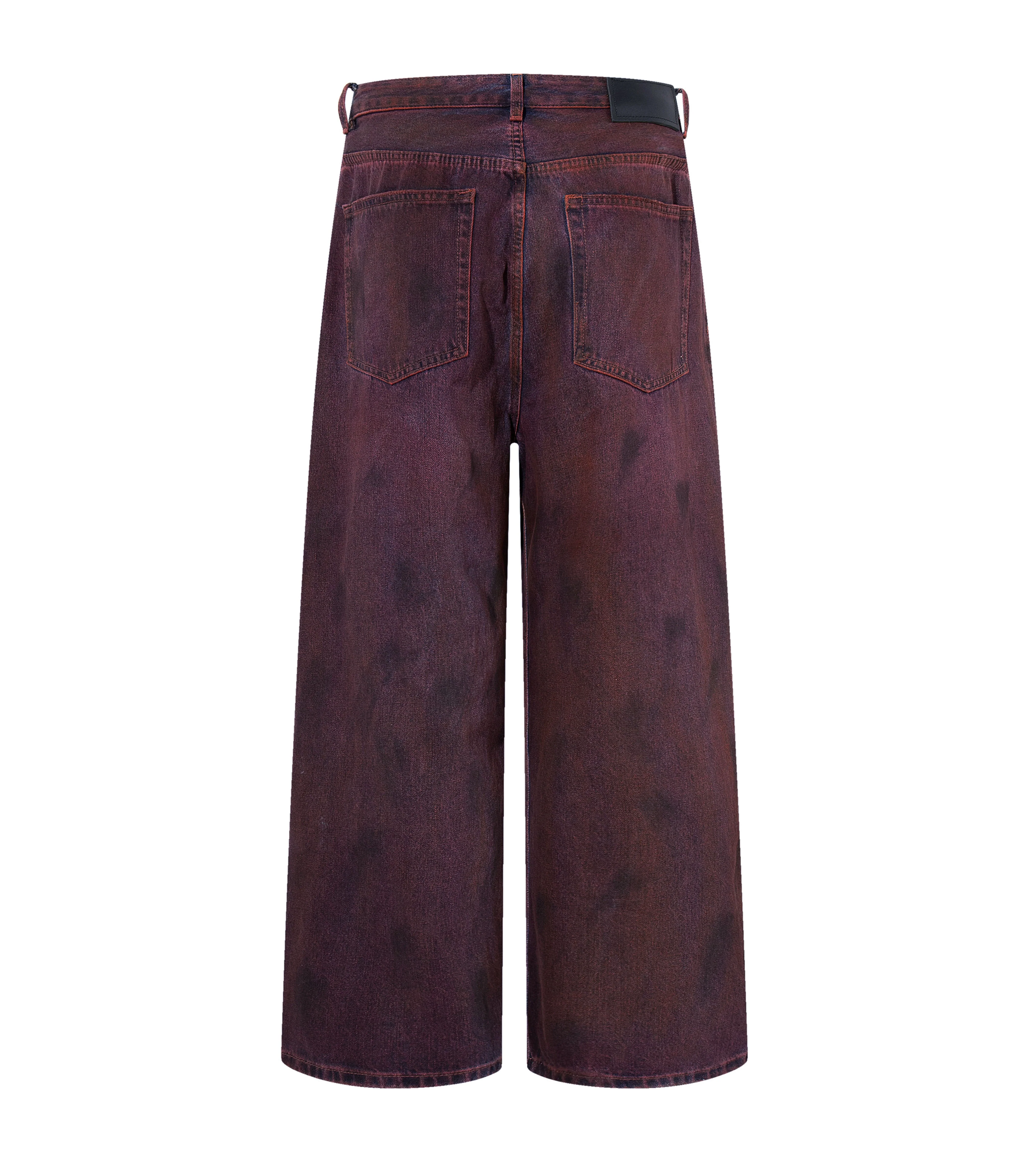 WIDEBOY BURGANDY DENIM - Image 2