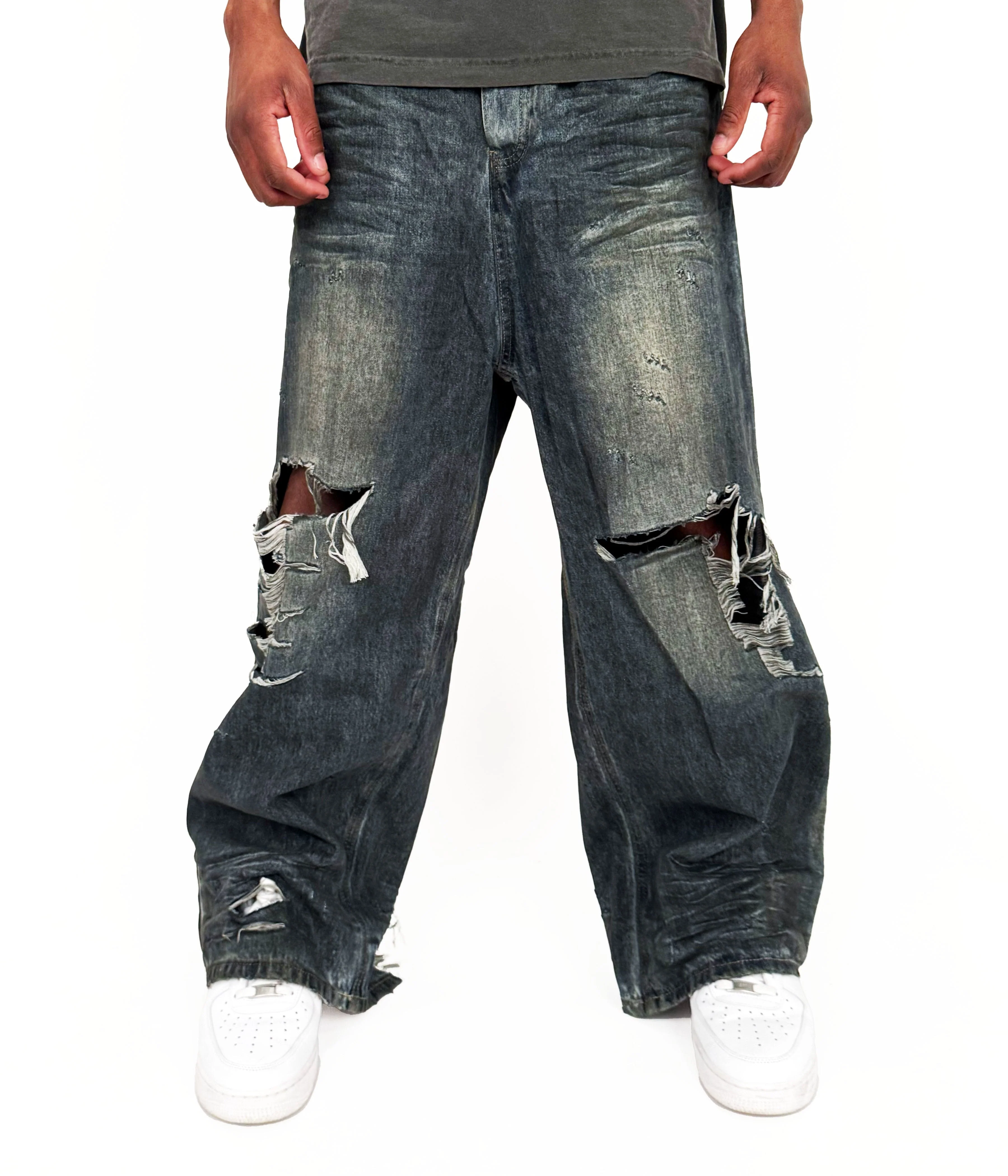 WIDEBOY DESTROYED DENIM - Image 2