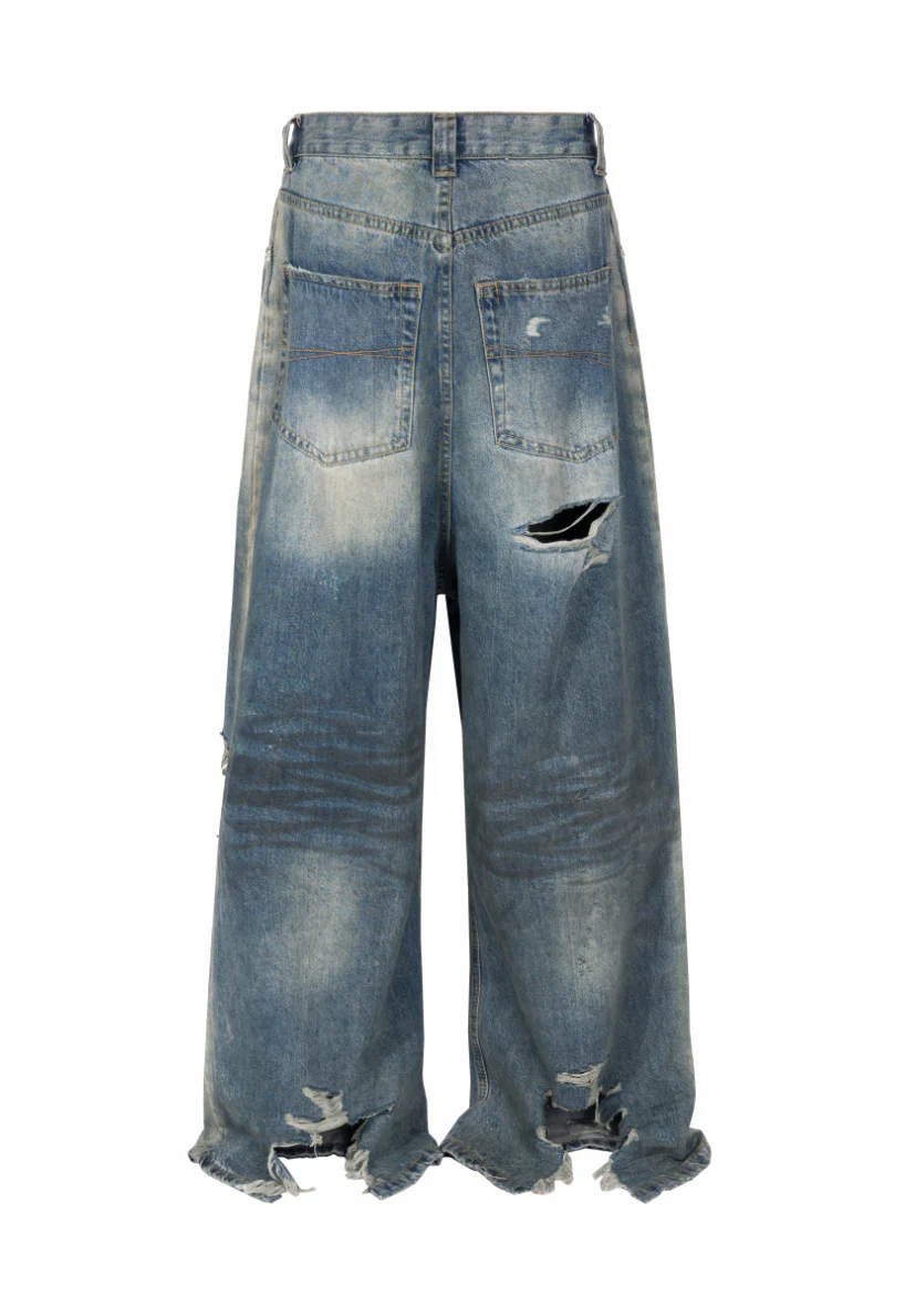 WIDEBOY DESTROYED DENIM - Image 4