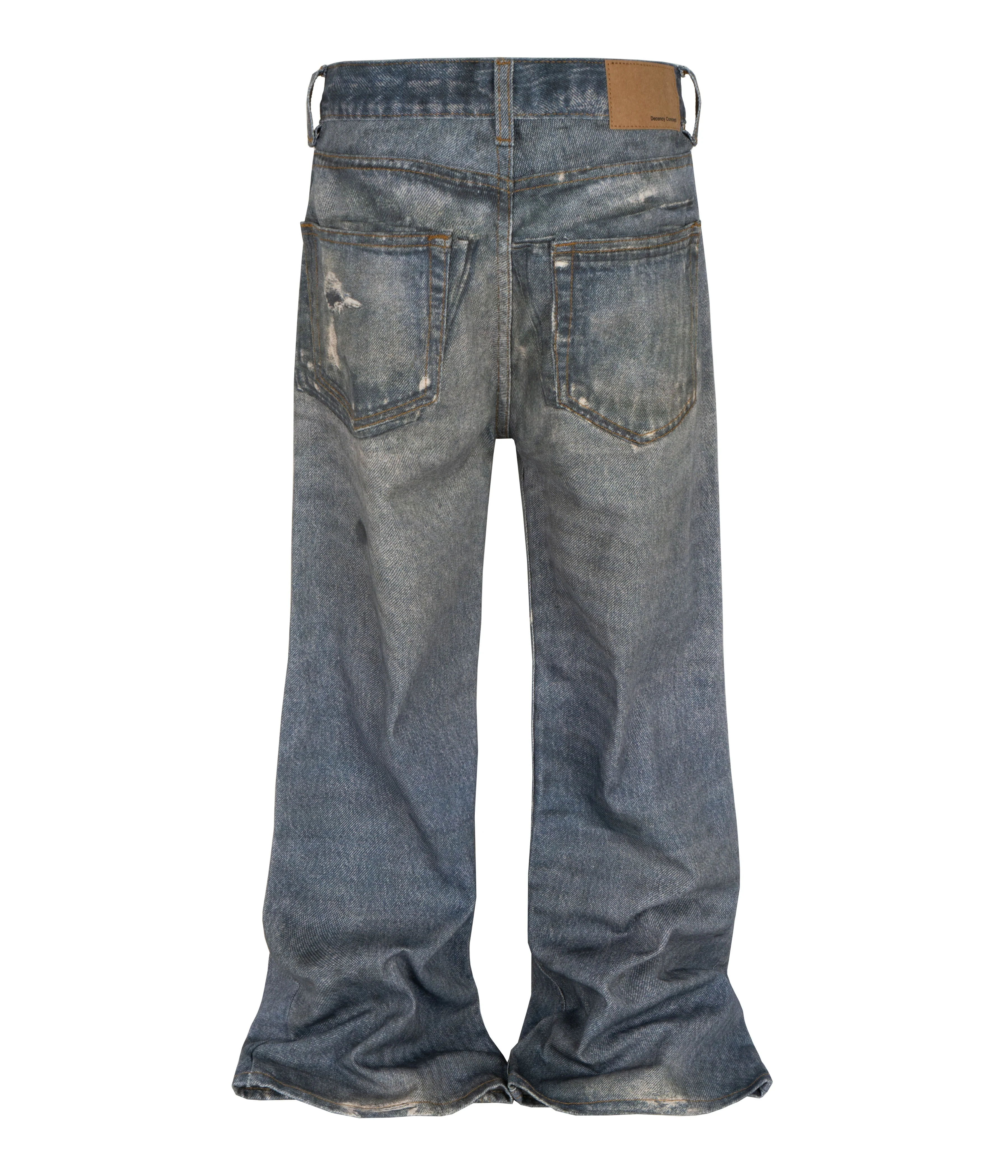 WIDEBOY DISTRESS PRINT DENIM - Image 2