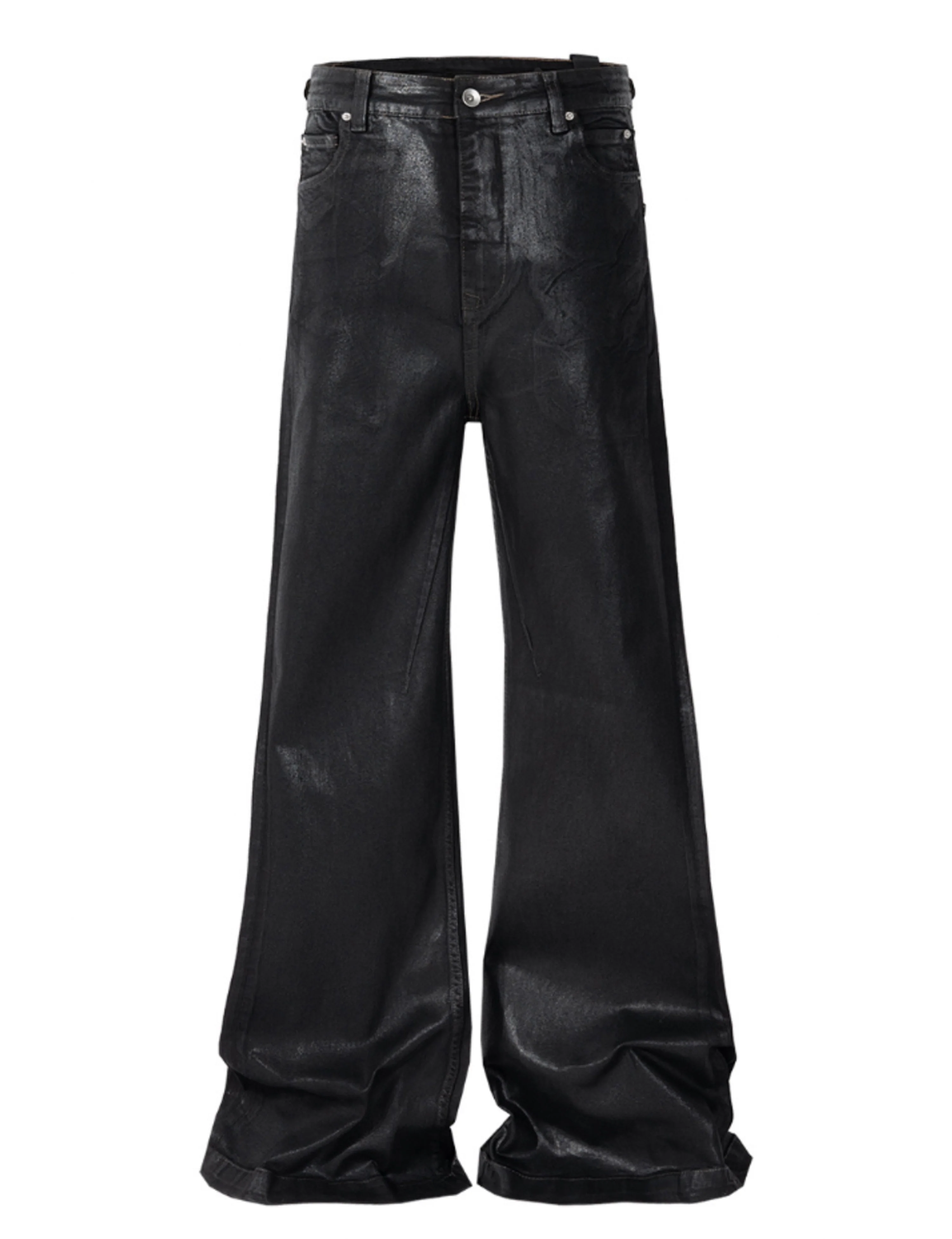 WIDEBOY WAXED FLARE DENIM