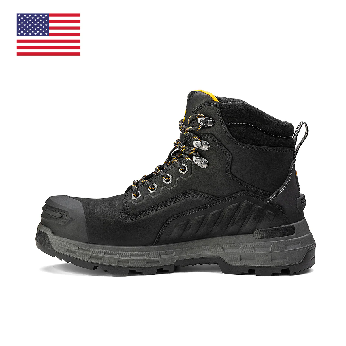 Wildwood 6” Waterproof Composite Toe Black Boot - Made in USA - Image 2