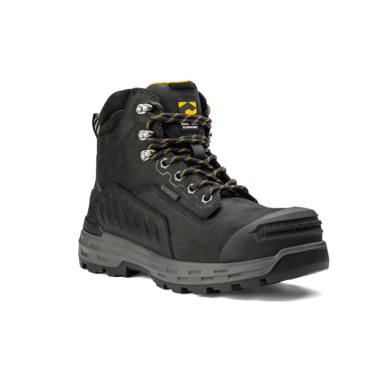 Wildwood 6” Waterproof Composite Toe Black Boot - Made in USA - Image 3