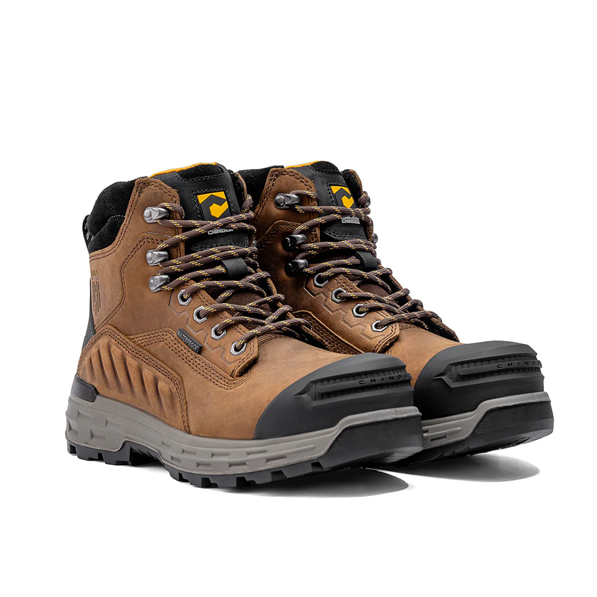 Wildwood 6” Waterproof Composite Toe Brown Boot - Made in USA - Image 4