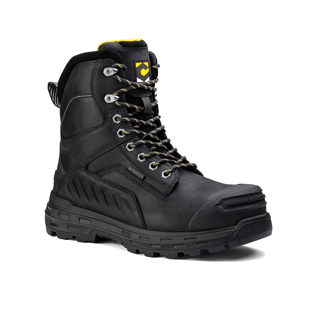 Wildwood 8” Waterproof Composite Toe Black Boot - Made in USA - Image 3