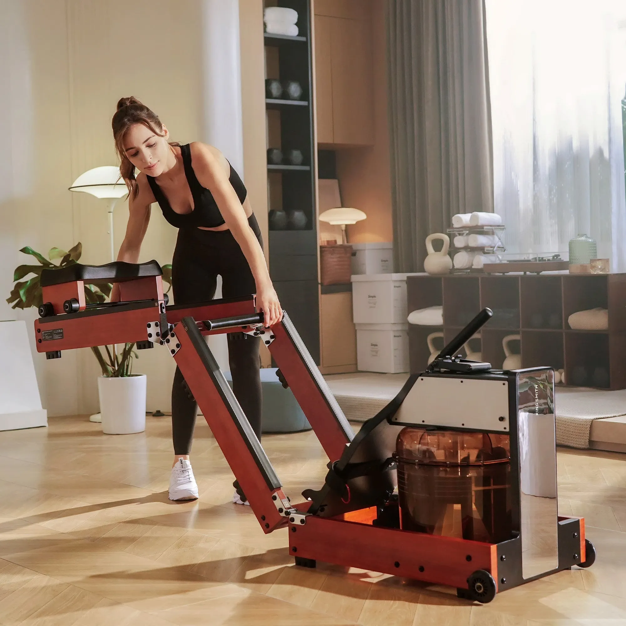 WM10 Tri-fold Water Rowing Machine - Image 11