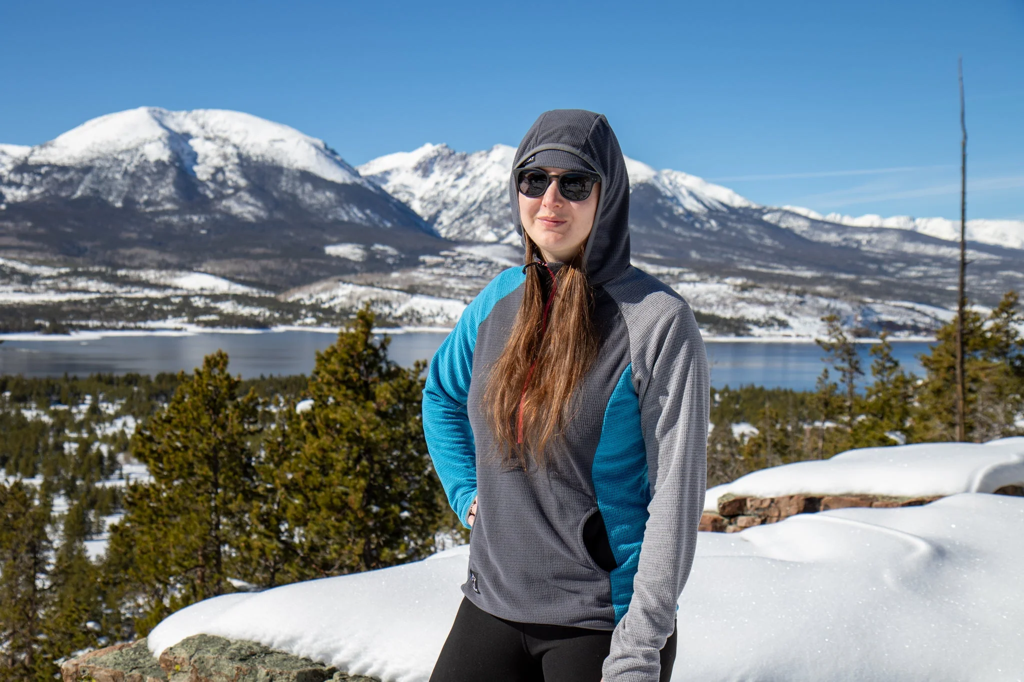 Women's CAMP Half-Zip Hooded Pullover - Image 8