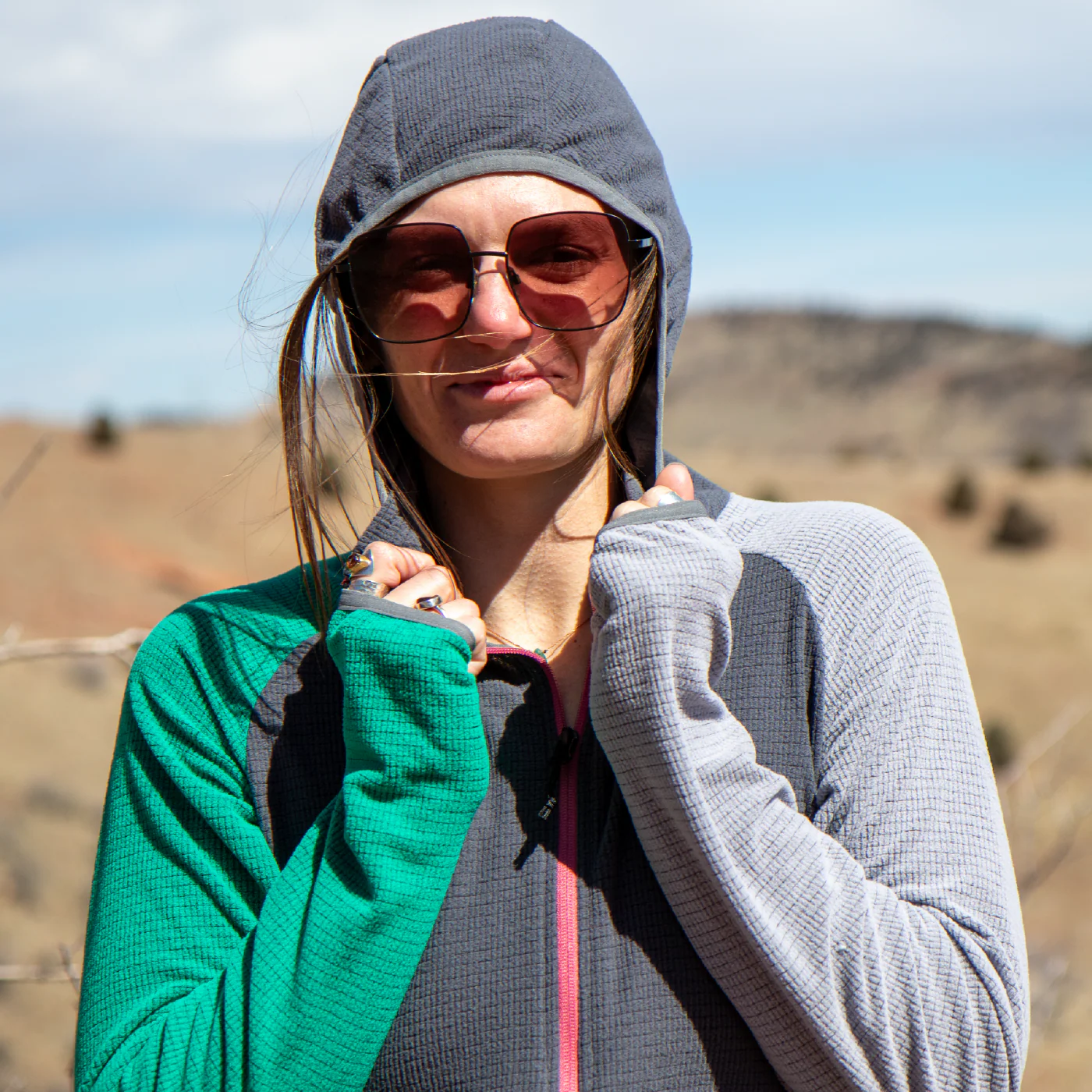 Women's CAMP Half-Zip Hooded Pullover Ultralight 115 - Image 6