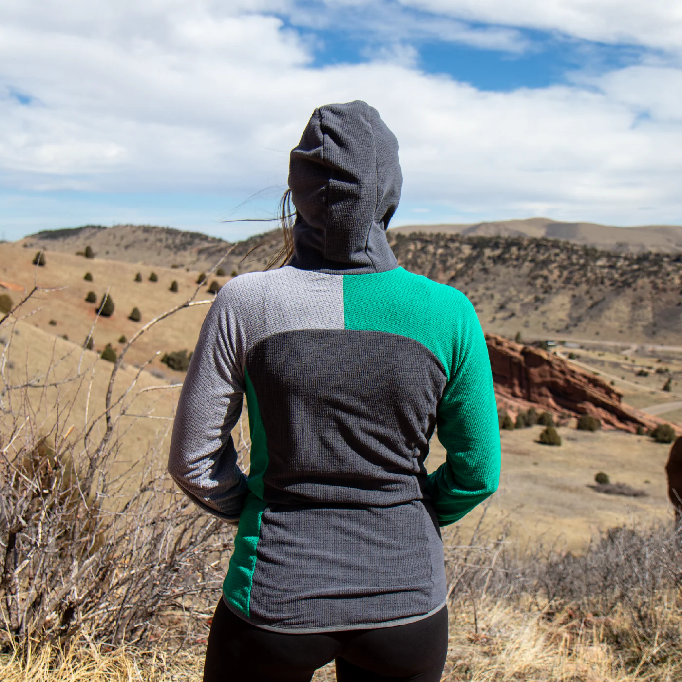 Women's CAMP Half-Zip Hooded Pullover Ultralight 115 - Image 7