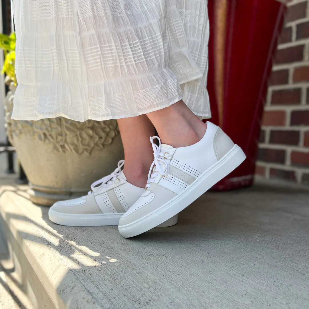 Women's Norma - Ivory Gray Sneakers - Image 2