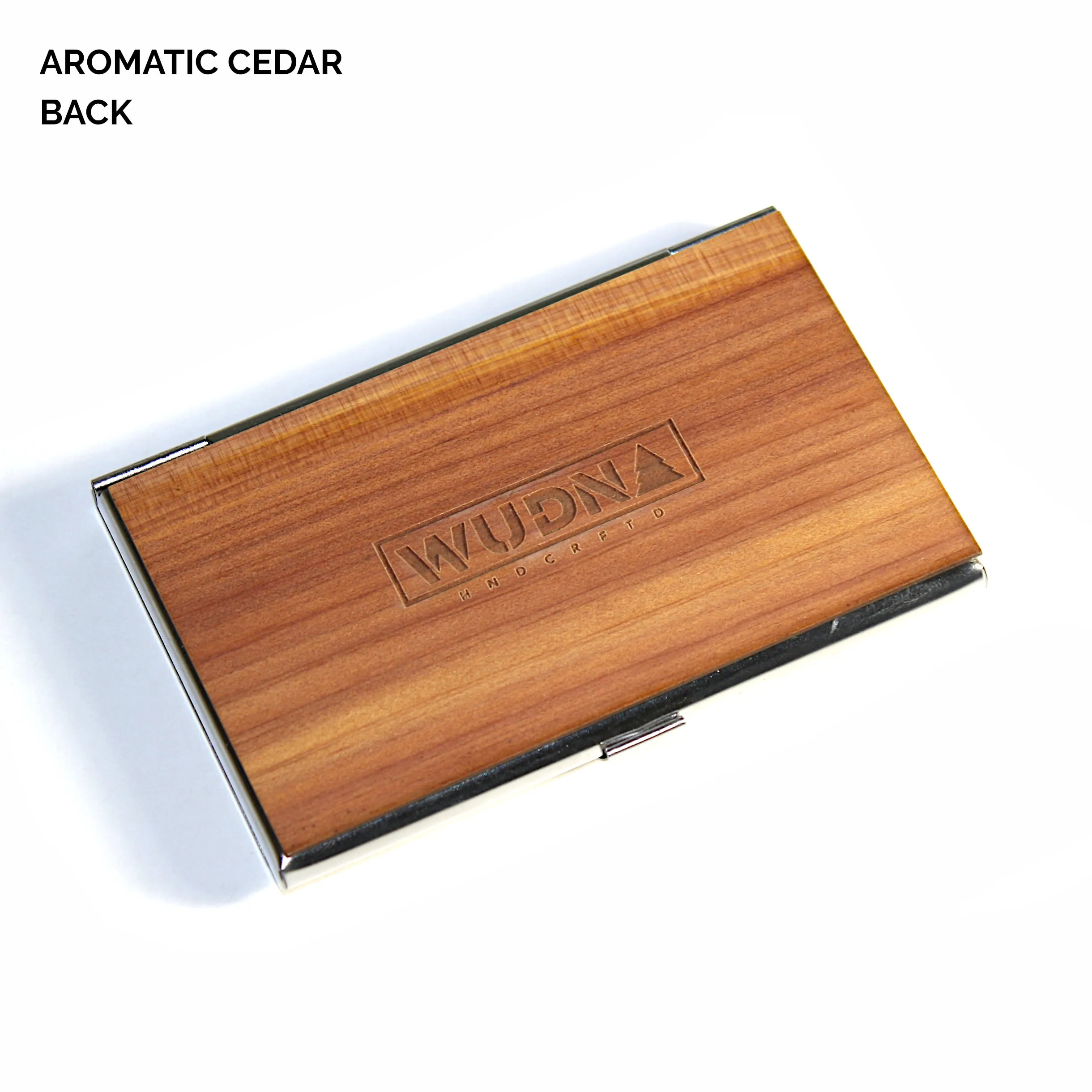 Wooden Business Card Holder Japanese Naval Ensign Flag in Aromatic Cedar - Image 5