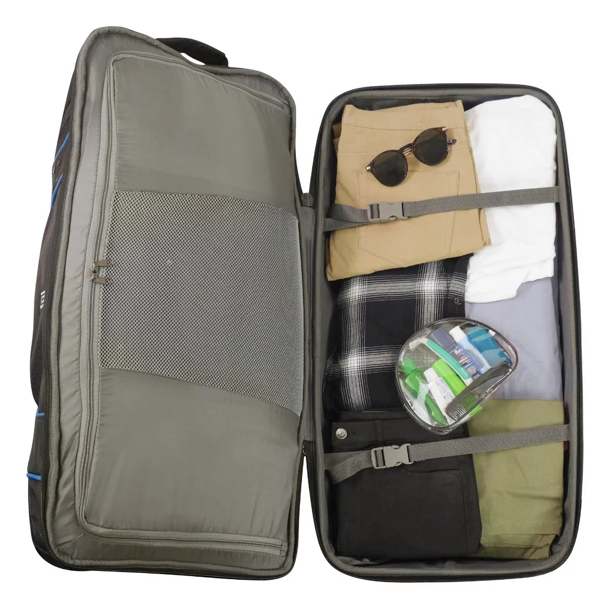 Workhorse 30" Split Level Black FŪL Rolling Duffle Bag - Image 5