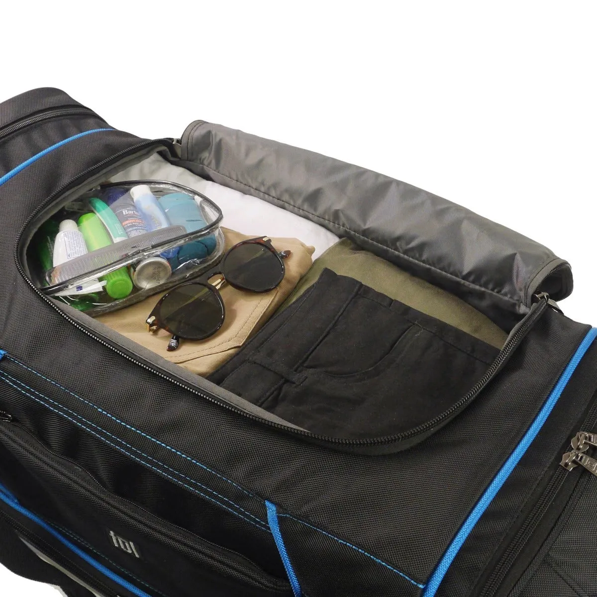Workhorse 30" Split Level Black FŪL Rolling Duffle Bag - Image 6