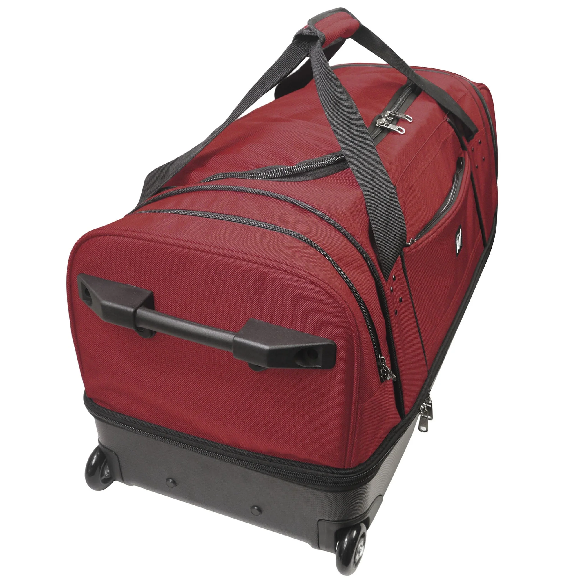 Workhorse 30" Split Level Dark Red FŪL Rolling Duffle Bag - Image 4