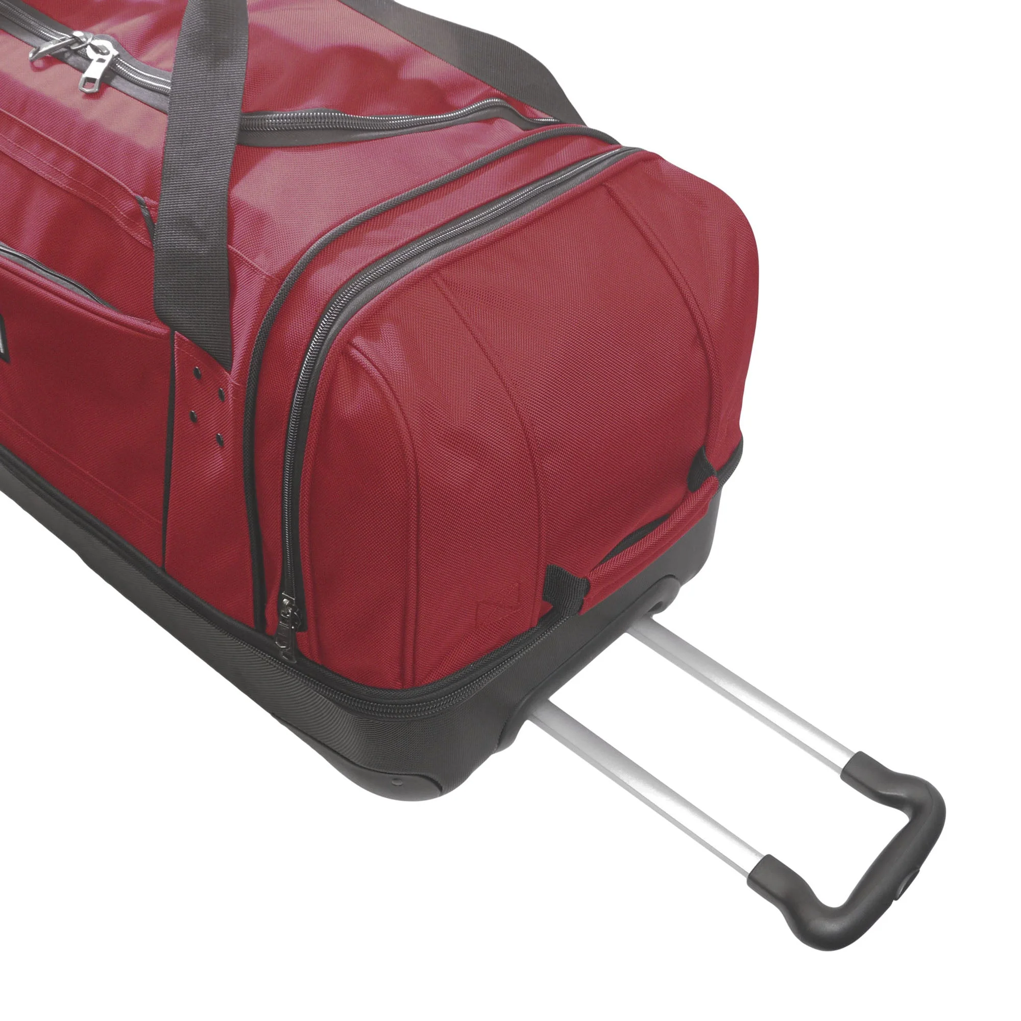 Workhorse 30" Split Level Dark Red FŪL Rolling Duffle Bag - Image 9
