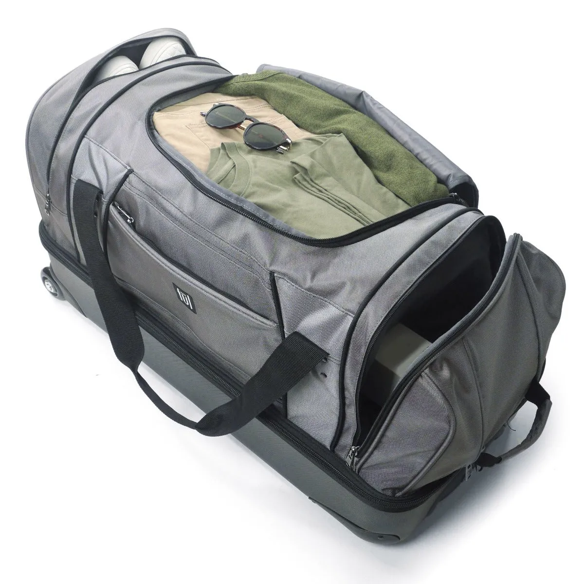 Workhorse Series 30" Split Level Grey FŪL Rolling Duffle Bag - Image 6