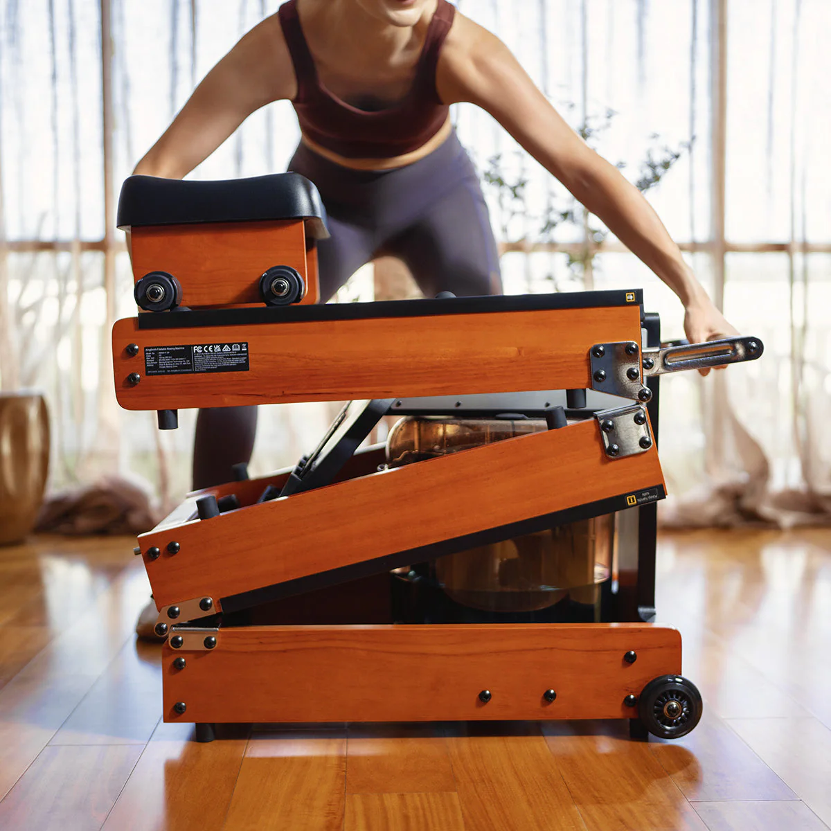 WR1 Foldable Water Rowing Machine - Image 2