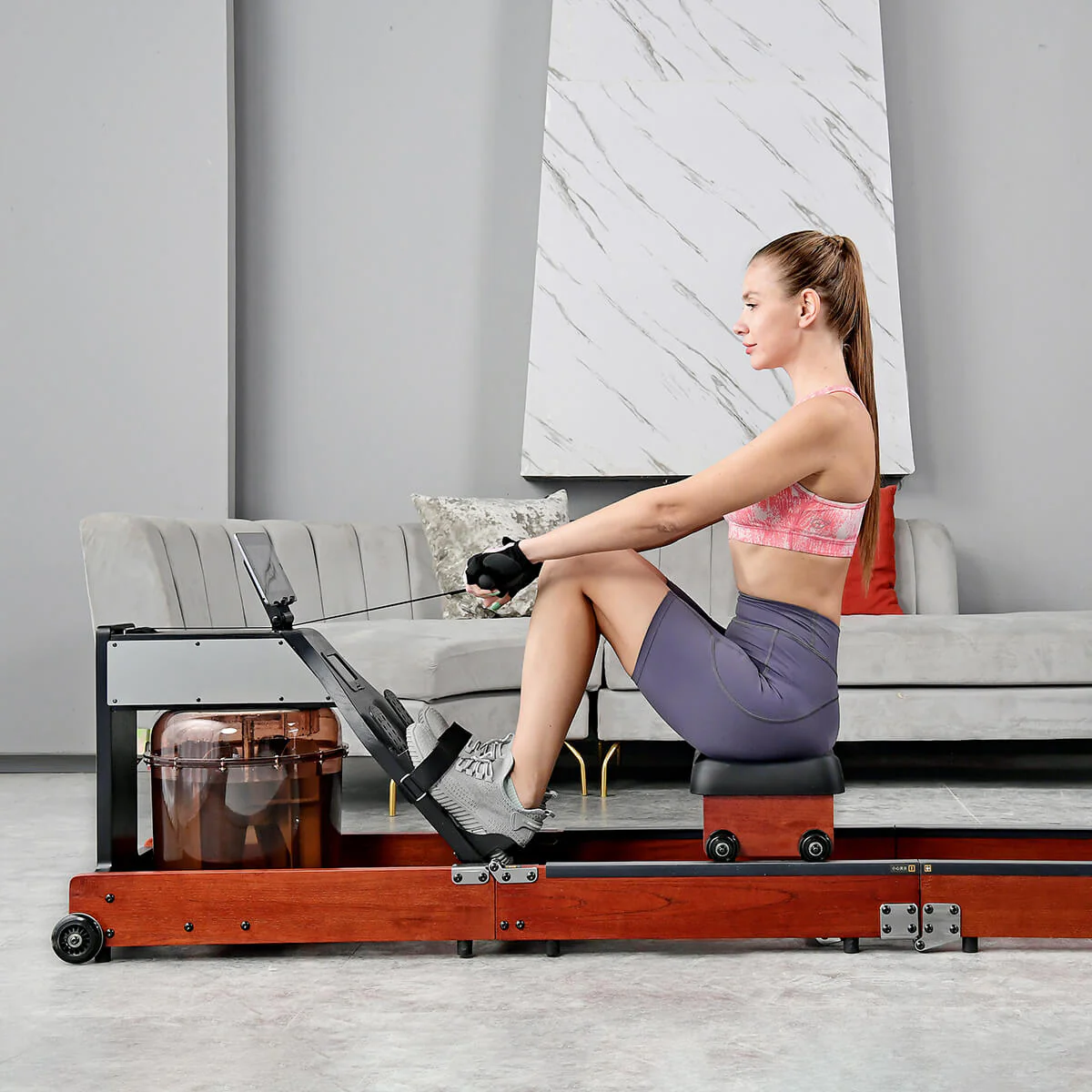 WR1 Foldable Water Rowing Machine - Image 7