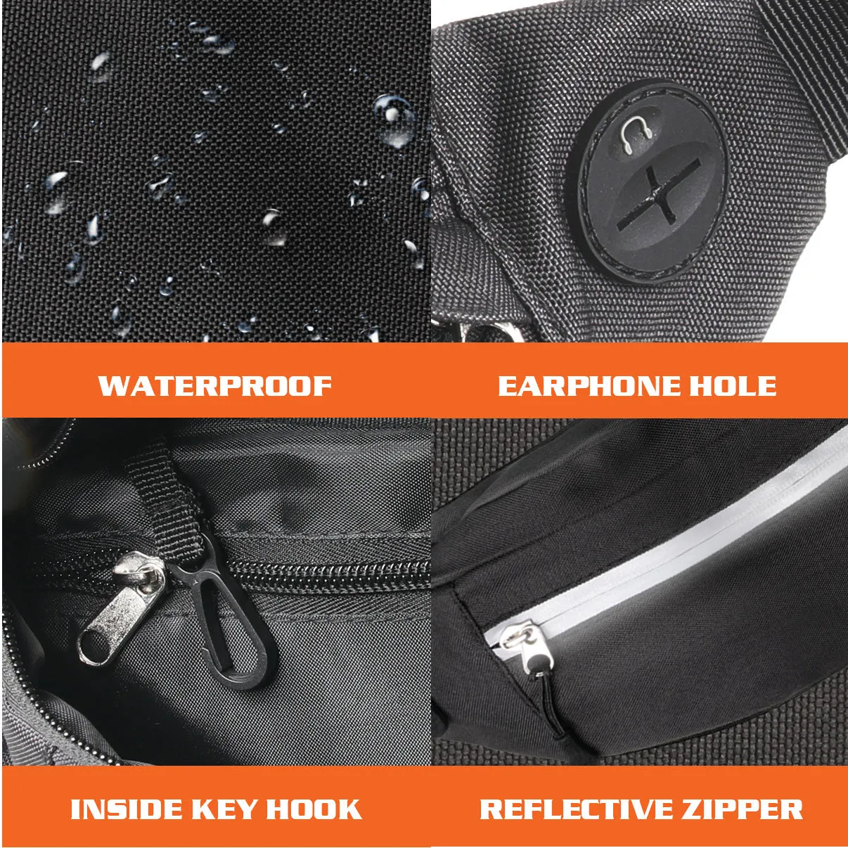 Zol Moda Waist Bag (Black) - Image 6